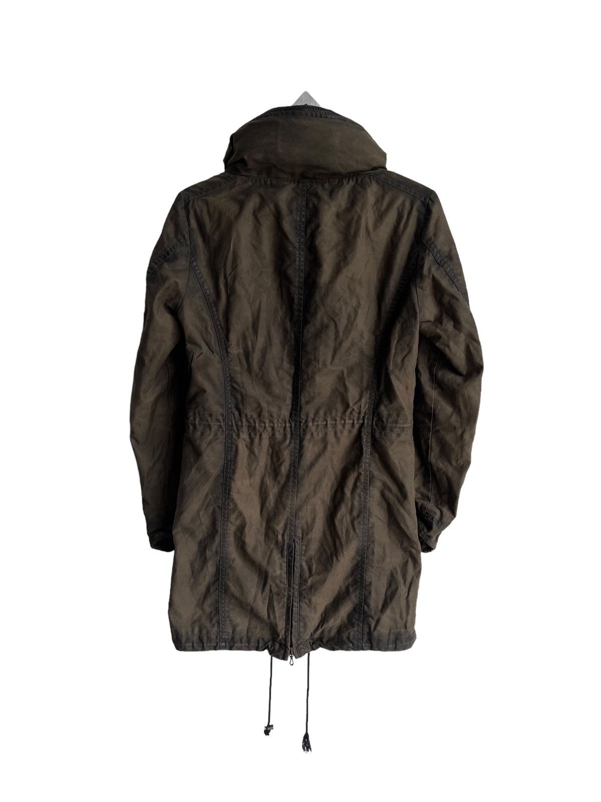 Shellac Y2K Shellac 🇯🇵 Waxed Cotton Post Apocalypse Bono Parka Jacket Size US M / EU 48-50 / 2 - 7 Thumbnail