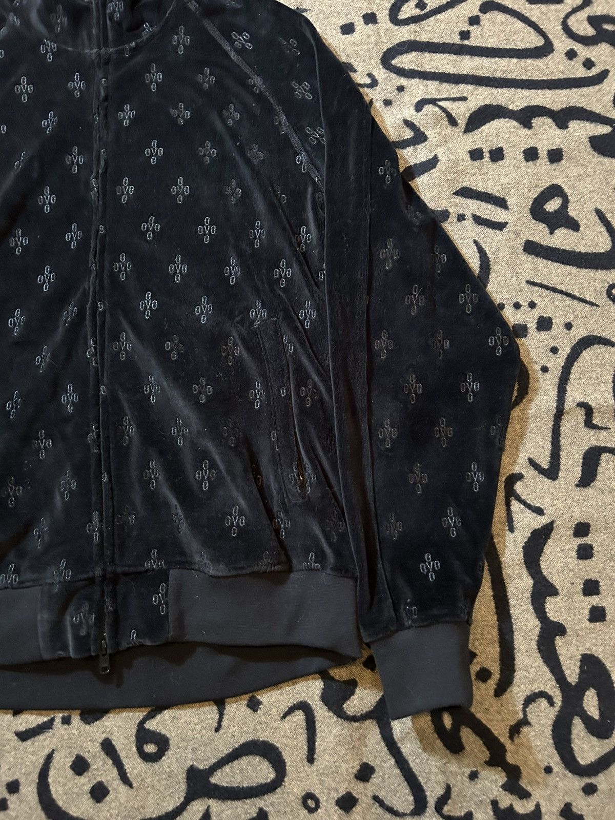 October's Very Own PomPom Monogram All Over Print Zipup Size US L / EU 52-54 / 3 - 3 Thumbnail