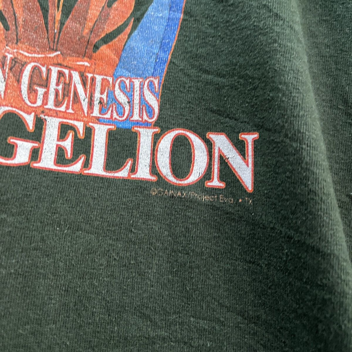 Anime × Vintage Vintage 00's The Three Children Neon Genesis Evangelion Size US L / EU 52-54 / 3 - 8 Thumbnail