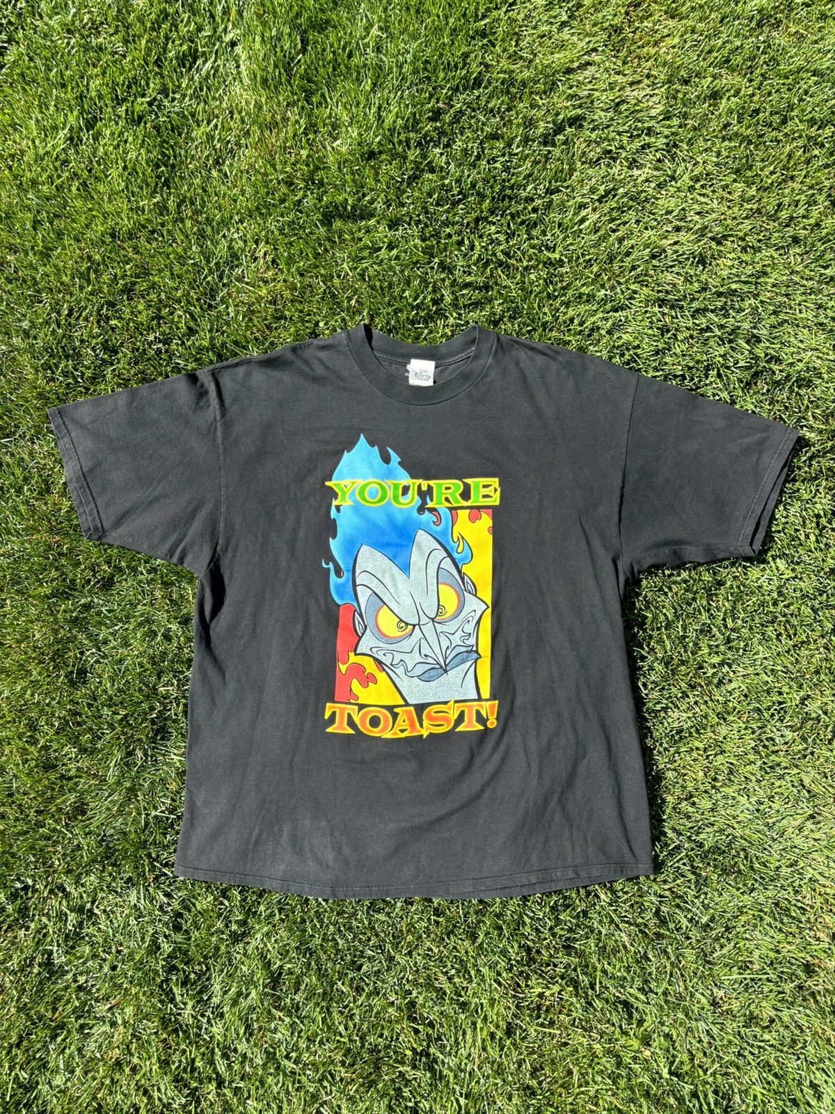 90s HERCULES ヴィンテージtシャツ　XXL HADES Vintage 90's Disney Hercules Hades Pain Panic You're Toast T