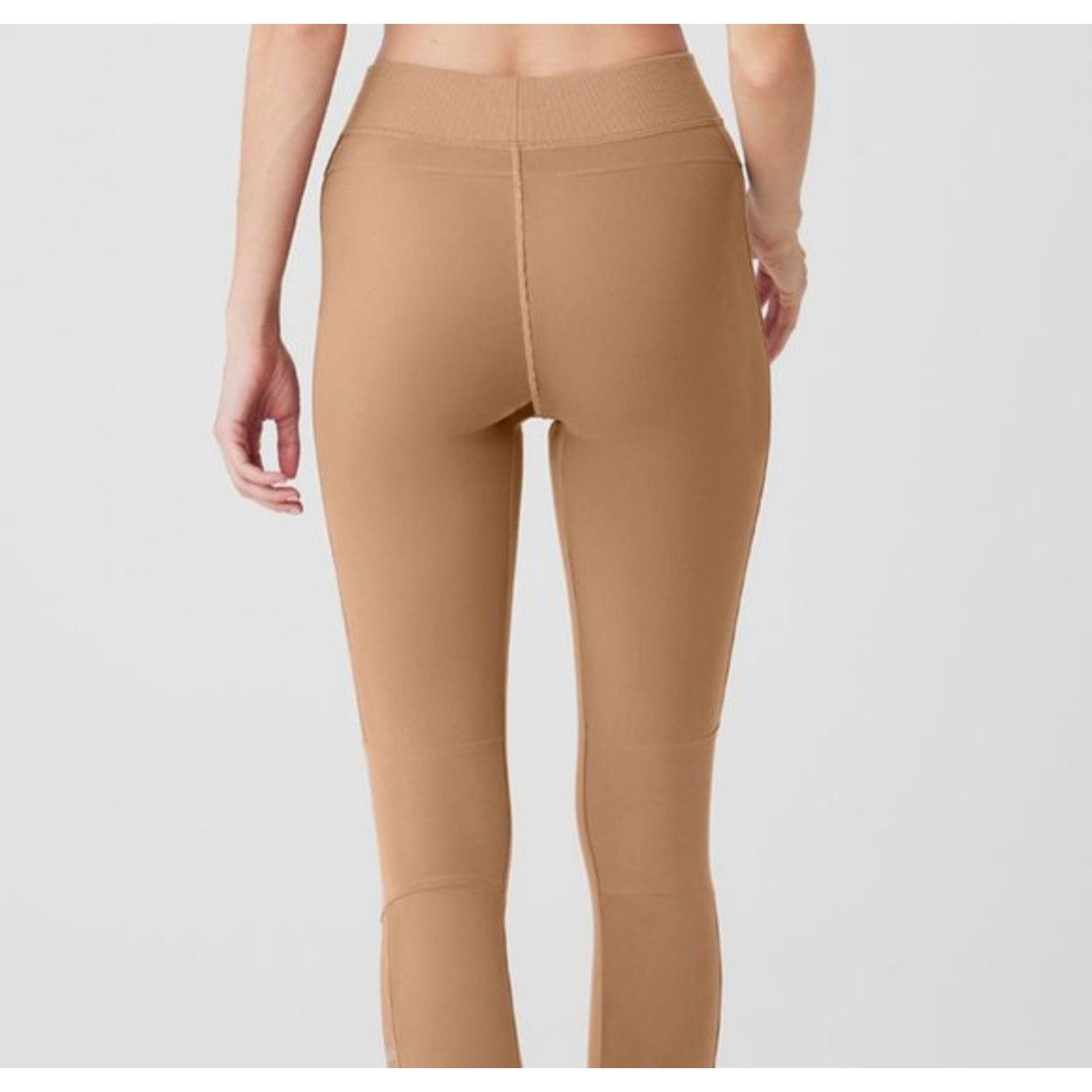Alo Alo Yoga Leggings High-Waist Airlift Sheeny Toasted Almond Size 25" / US 0 / IT 36 - 3 Thumbnail
