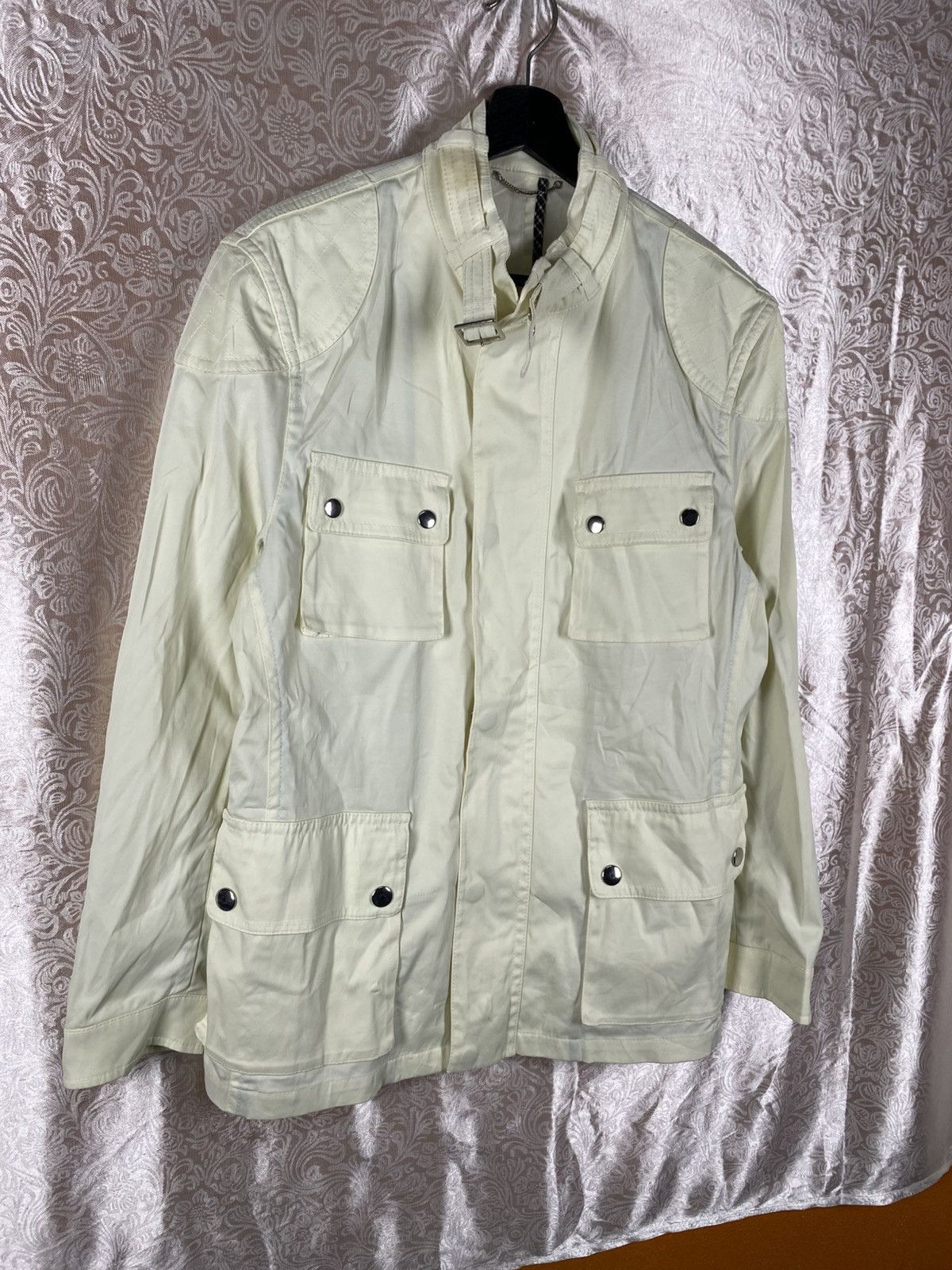 Japanese Brand Junmen Cream Utility Jacket Minimalist Japan Field Jacket Size L / US 10 / IT 46 - 5 Thumbnail