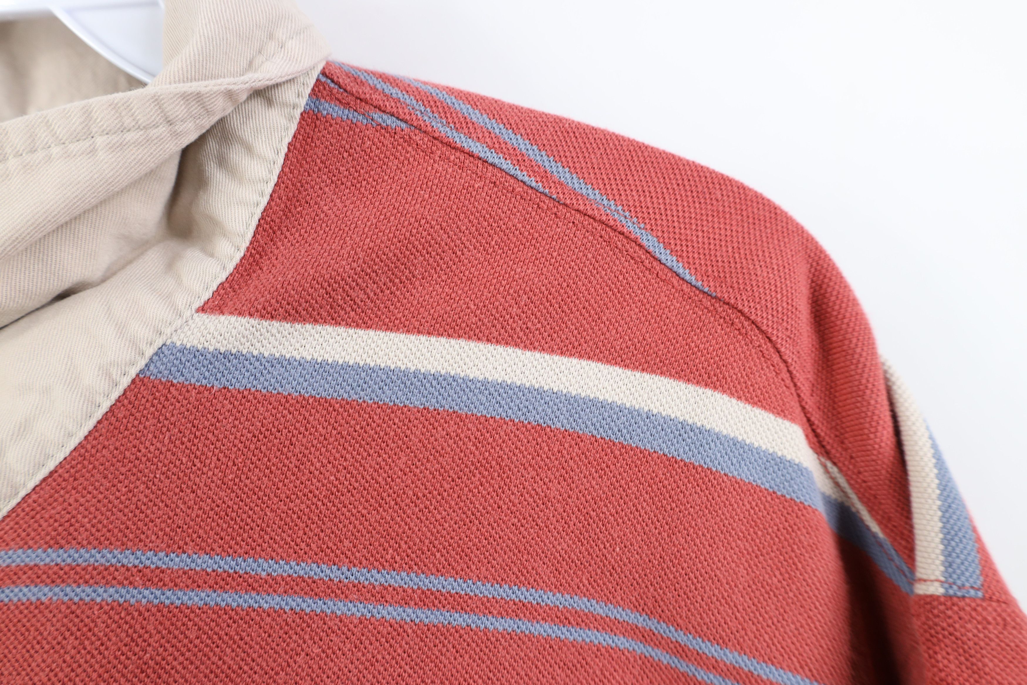 Eddie Bauer Vintage Eddie Bauer Striped Short Sleeve Rugby Polo Shirt Size US XXL / EU 58 / 5 - 10 Thumbnail