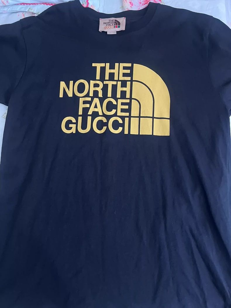 Gucci Gucci North Co-branded Yellow Printed Round-neck Short-slee Size US XS / EU 42 / 0 - 1 Thumbnail