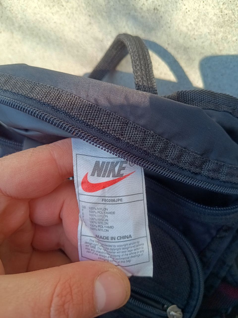 Vintage Nike vintage bag casual drill y2k black Size ONE SIZE - 9 Thumbnail
