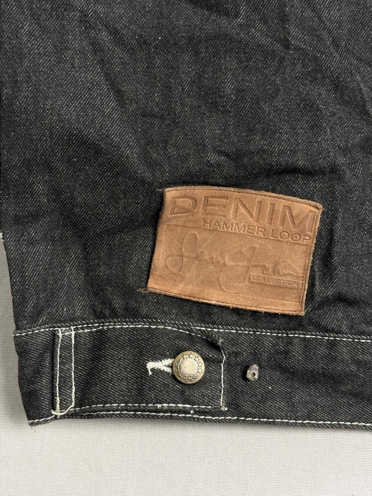 Other Mens Black Denim Jacket Heavy - Sean John Hammer Loop Coat Size US XXL / EU 58 / 5 - 6 Thumbnail