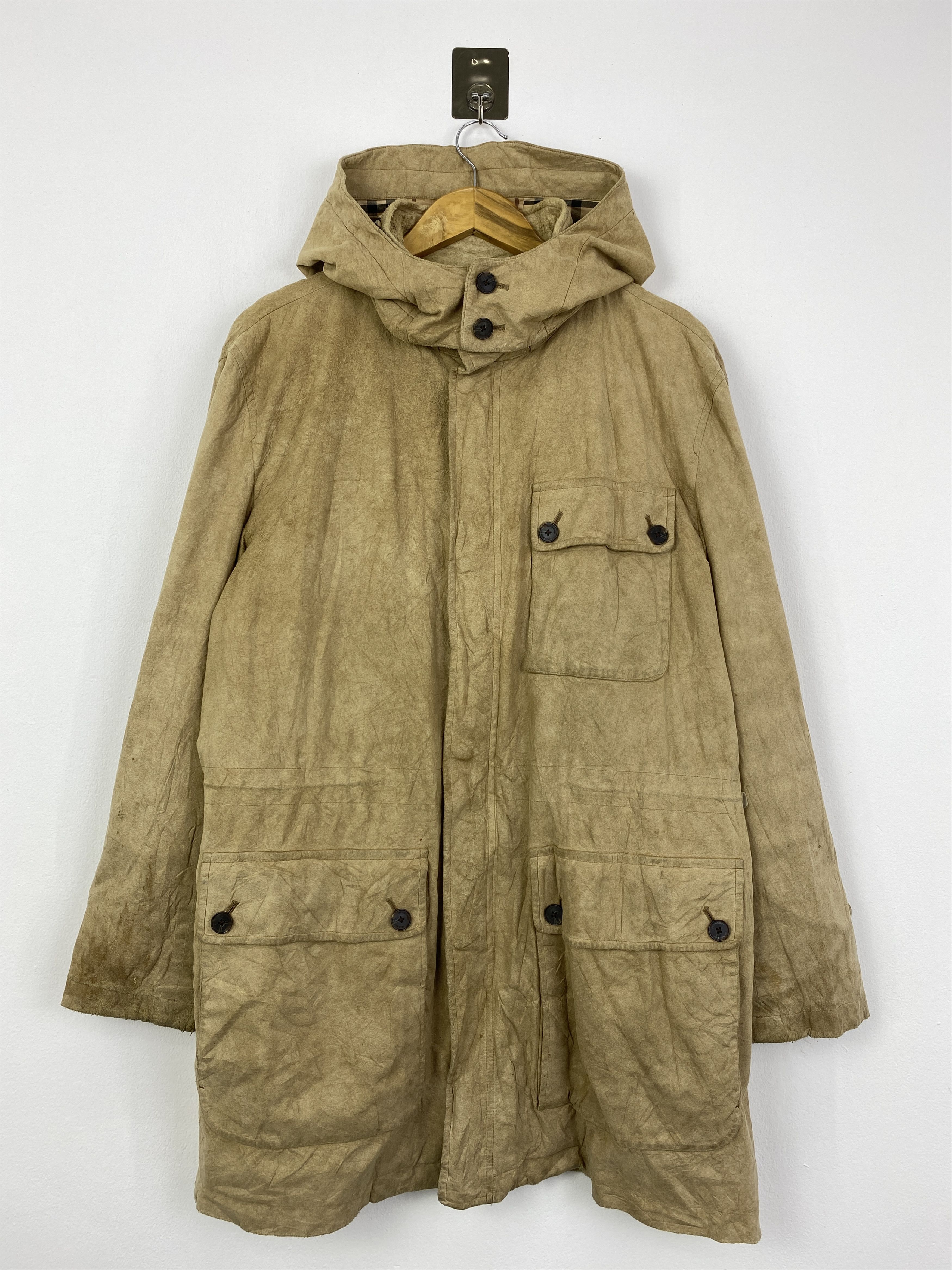 Burberry Vintage Burberry Hooded Field Beige Jacket JA0182 Size US M / EU 48-50 / 2 - 1 Thumbnail