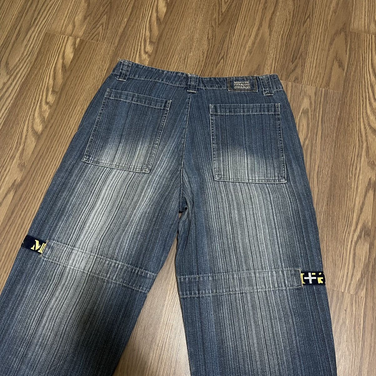 Marithe + Francois Girbaud × Vintage Rare Marithe Francois Girbaud Shuttle spell out Jeans Size US 34 / EU 50 - 5 Thumbnail