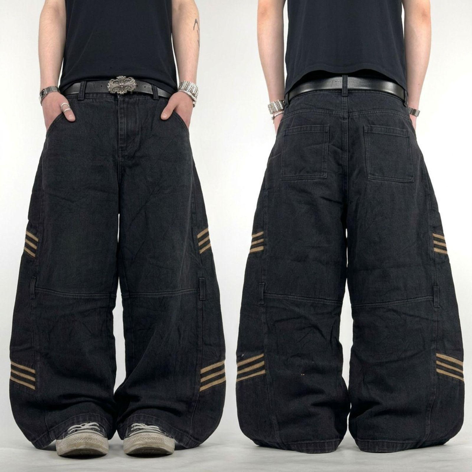 Diesel × Streetwear Black Wax Denim Diesel Jeans y2k | Grailed