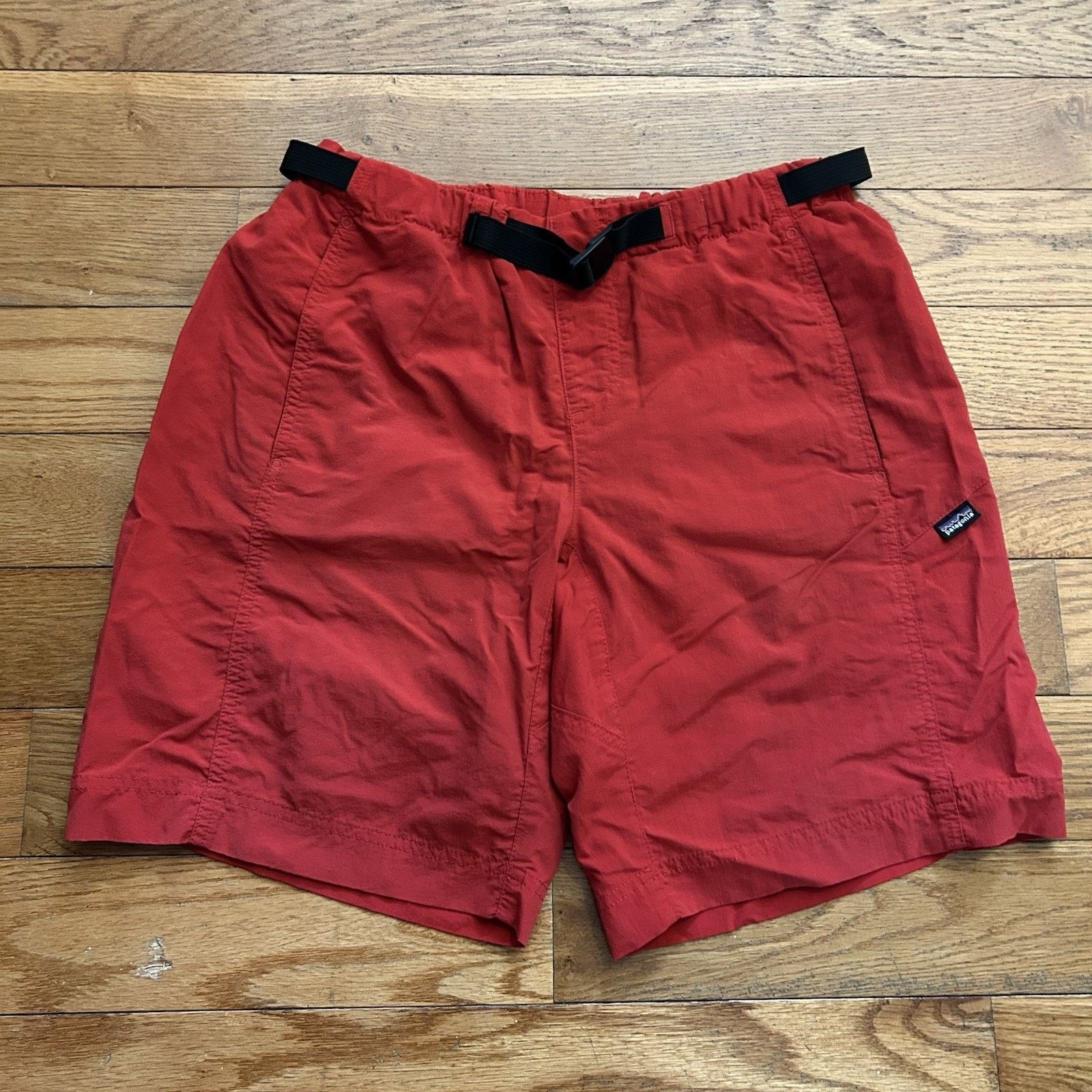 Patagonia Gi III Belted Lined Red Athletic Performance Shorts 9” Small Size US 30 / EU 46 - 1 Thumbnail