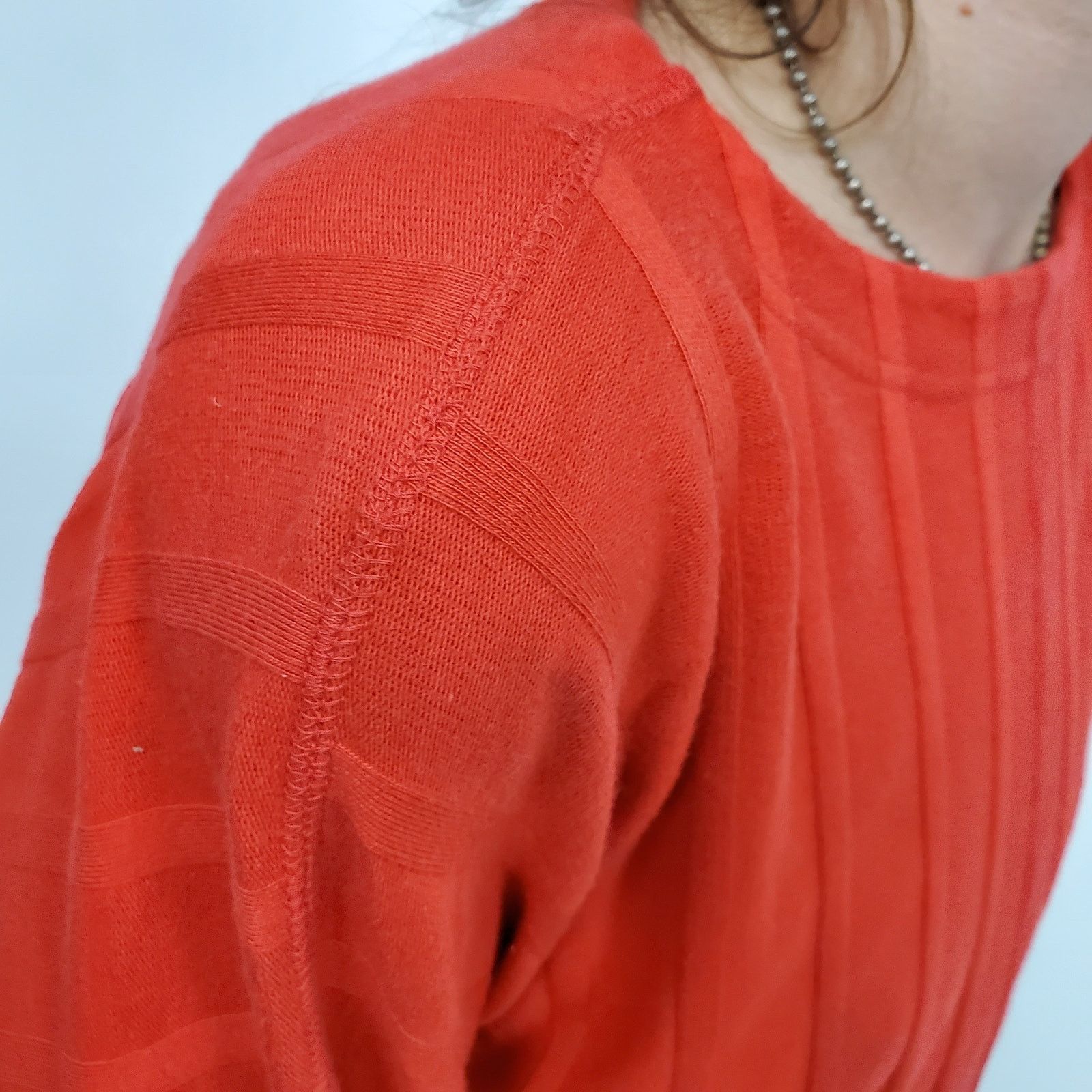 Other Vintage Lizwear Red Cotton Crop Top Long Sleeve Shirt M Size M / US 6-8 / IT 42-44 - 3 Thumbnail
