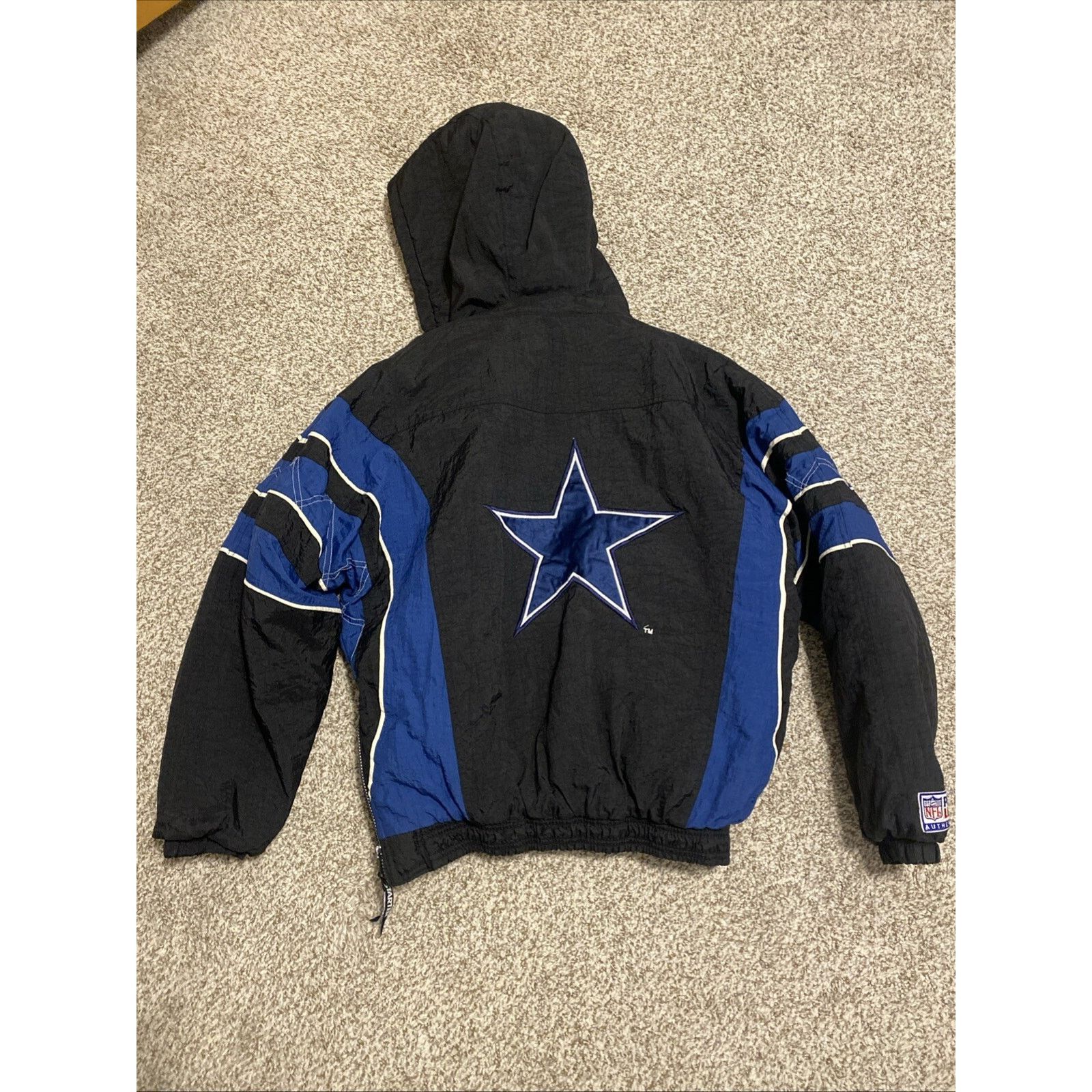 Starter Dallas Cowboys Starter Jacket Medium (GREAT CONDITION) Size US M / EU 48-50 / 2 - 2 Thumbnail