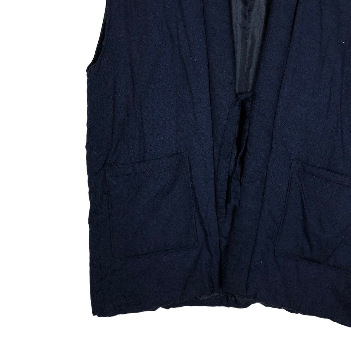 Japanese Brand 📌VINTAGE WA FUME VEST SLEEVE LESS FISH KOIL BIG LOGO Size US L / EU 52-54 / 3 - 11 Thumbnail