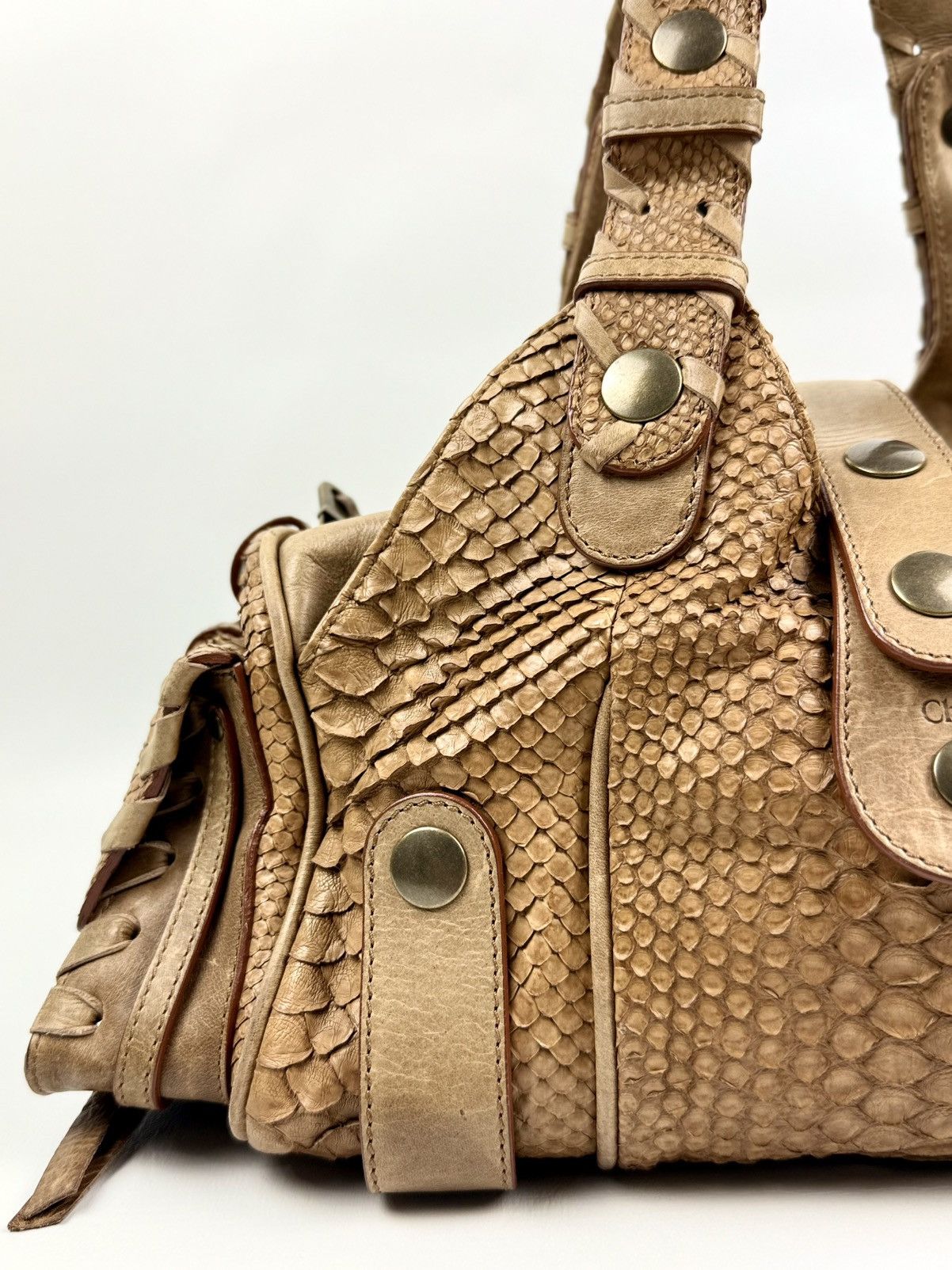 Chloe Chloe - Phoebe Philo - 04 - Brown - Python Skin - Silverado Size ONE SIZE - 8 Thumbnail