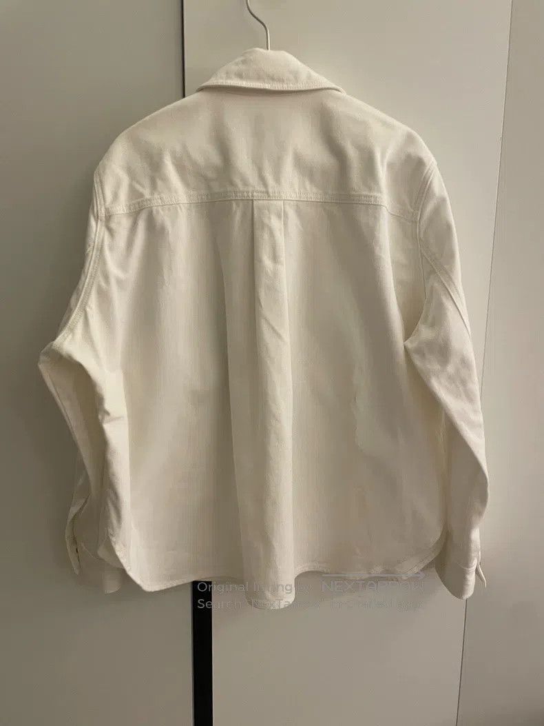 Loewe Loewe Classic Collar Button Cotton Loose Jacket Size XS / US 0-2 / IT 36-38 - 4 Thumbnail
