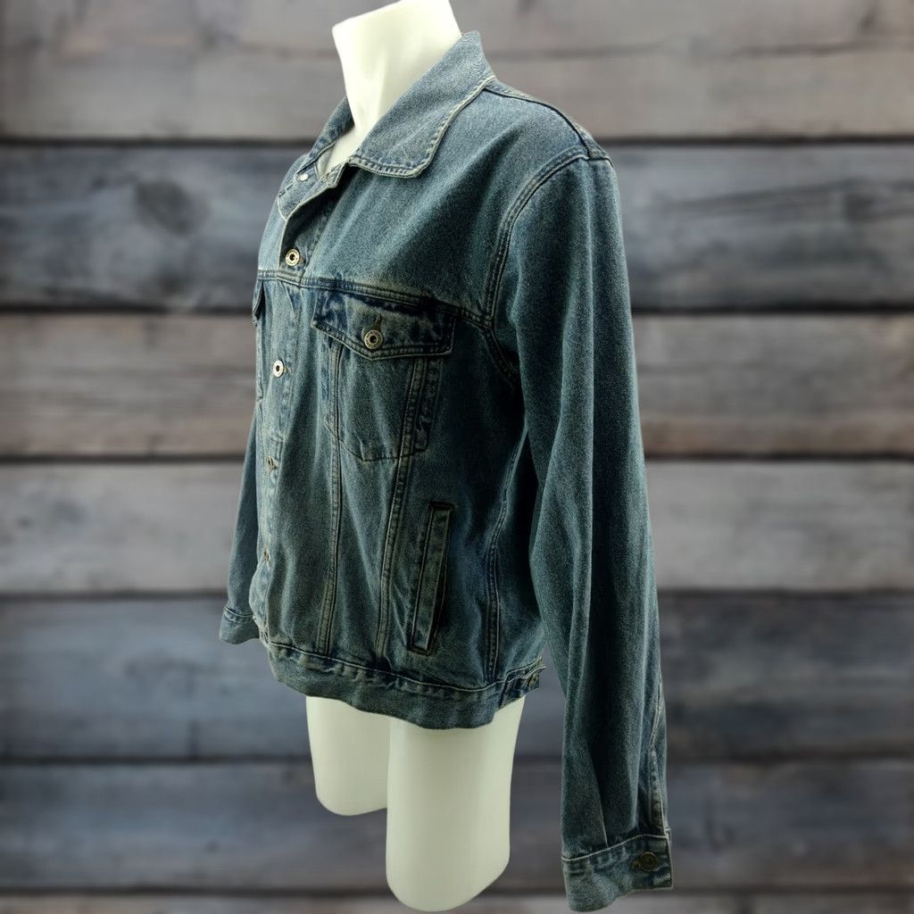 Wrangler Wrangler Hero Denim Jean Trucker Jacket Blue Mens XL Brothers? Size US 36 / EU 52 - 1 Thumbnail