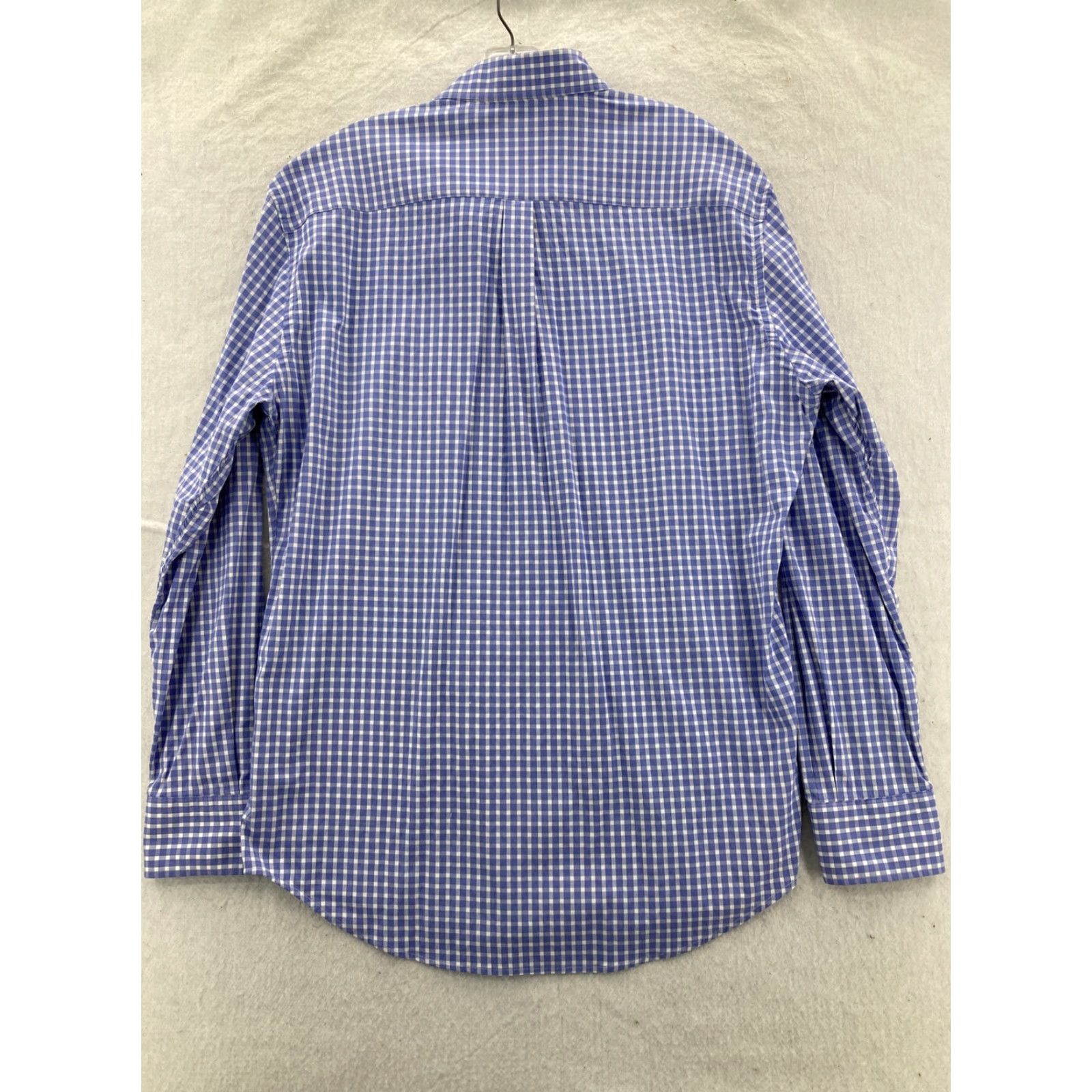 Peter Millar Peter Millar Button-Up Shirt Mens Size Large Blue Plaid Long Sleeve Size US L / EU 52-54 / 3 - 2 Thumbnail
