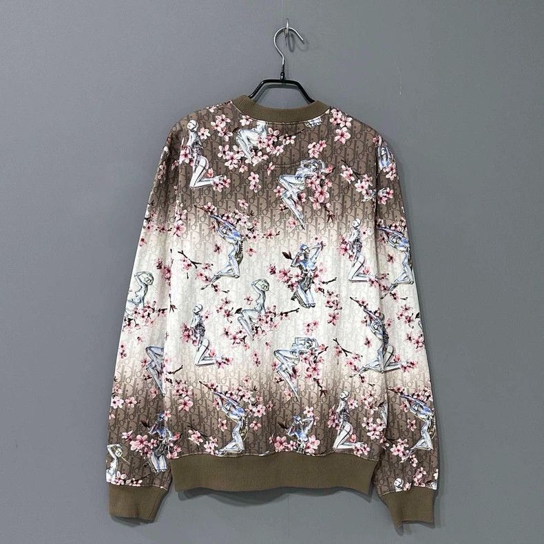 Dior Dior Floral Print Sweatshirt-2505 Size L / US 10 / IT 46 - 4 Thumbnail