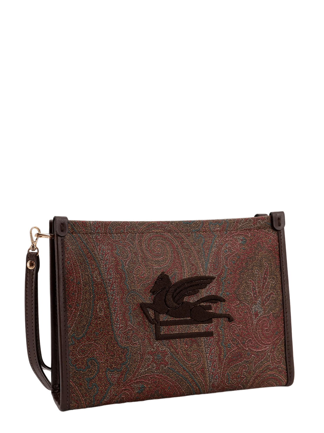ETRO Brown Paisley Clutch New And Authentic