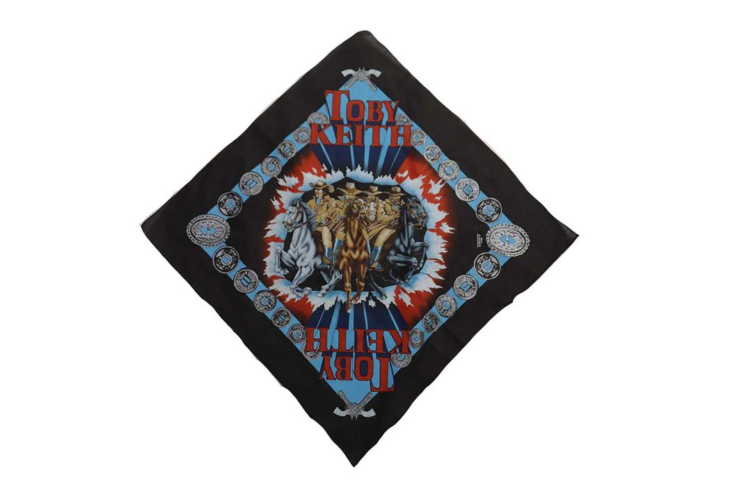 Vintage Beautiful 90's toby Keith bandana | Grailed