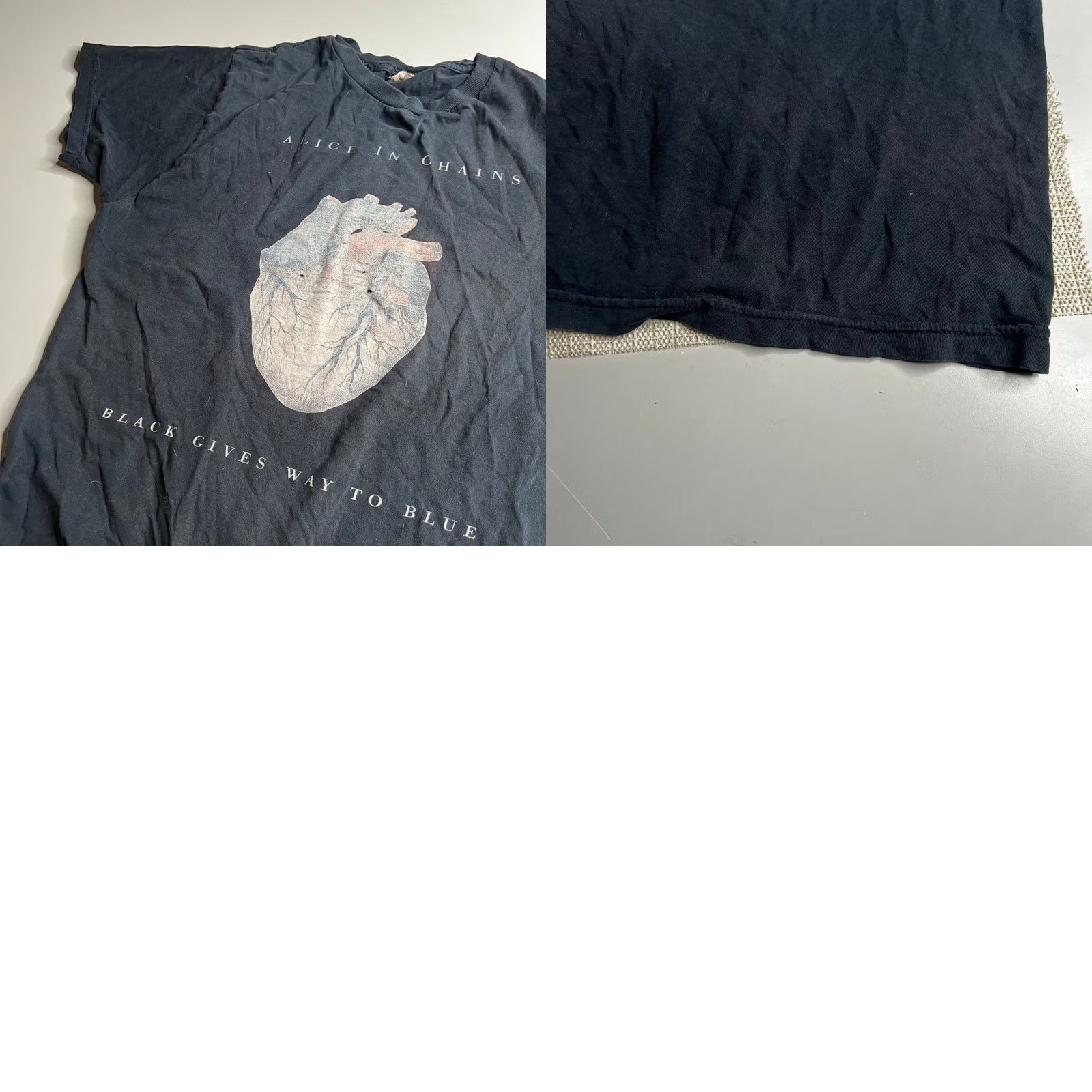Vintage VINTAGE Alice In Chains Black Gives Way To Blue 2010 Tour Shirt Black Graphic Tee S Mens Size US S / EU 44-46 / 1 - 8 Thumbnail