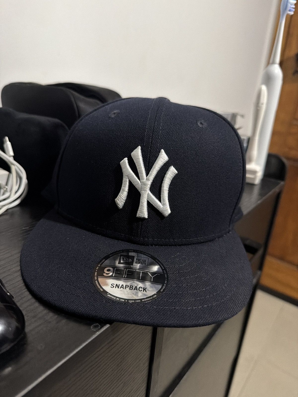 New York Yankees Navy blue hat yankee Size ONE SIZE - 3 Thumbnail