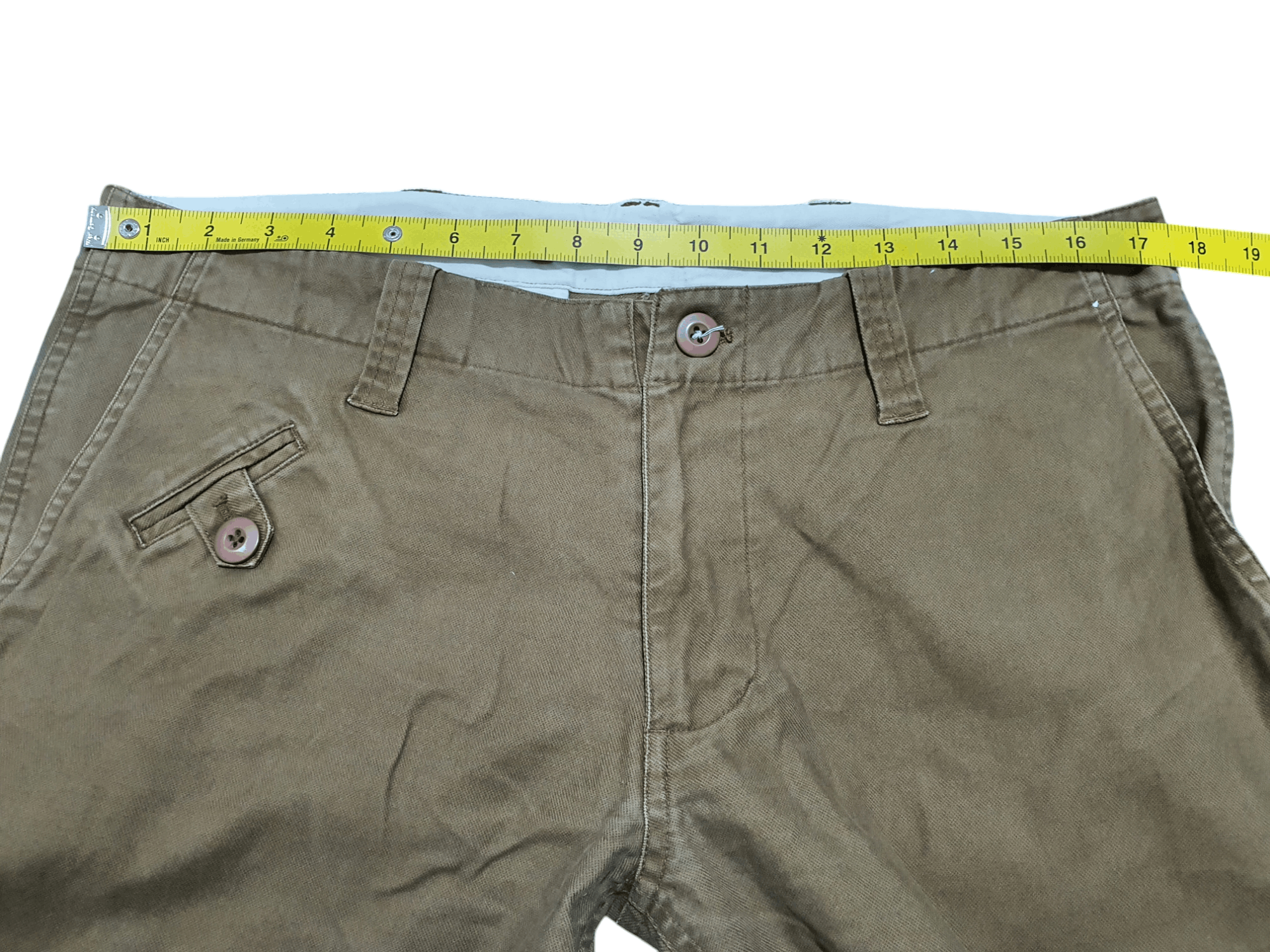 Japanese Brand GUNG HO 35/40 VINTAGE BROWN PANTS Size US 35 - 8 Thumbnail
