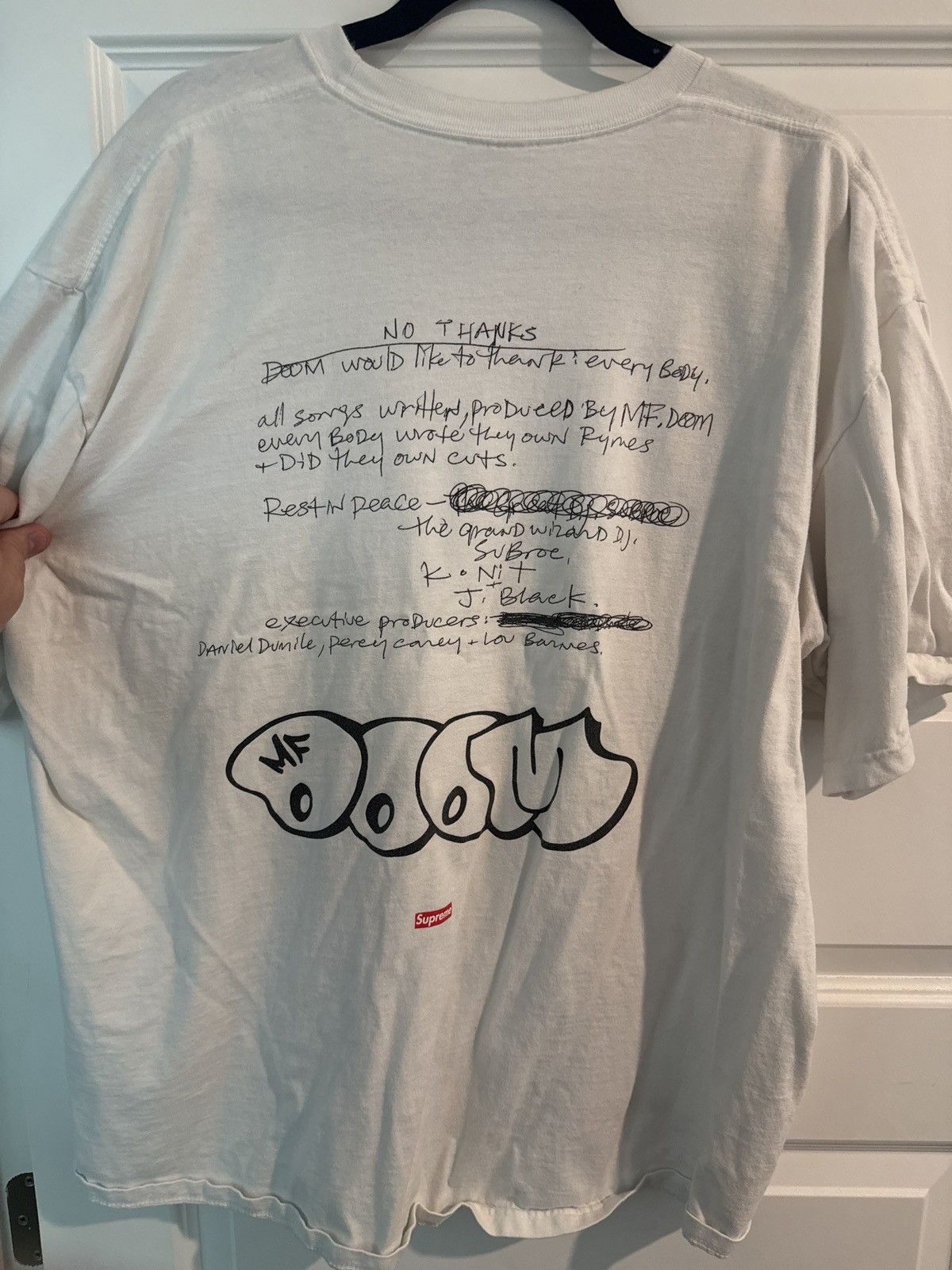 Supreme Supreme MF DOOM T Shirt Size US XXL / EU 58 / 5 - 2 Thumbnail