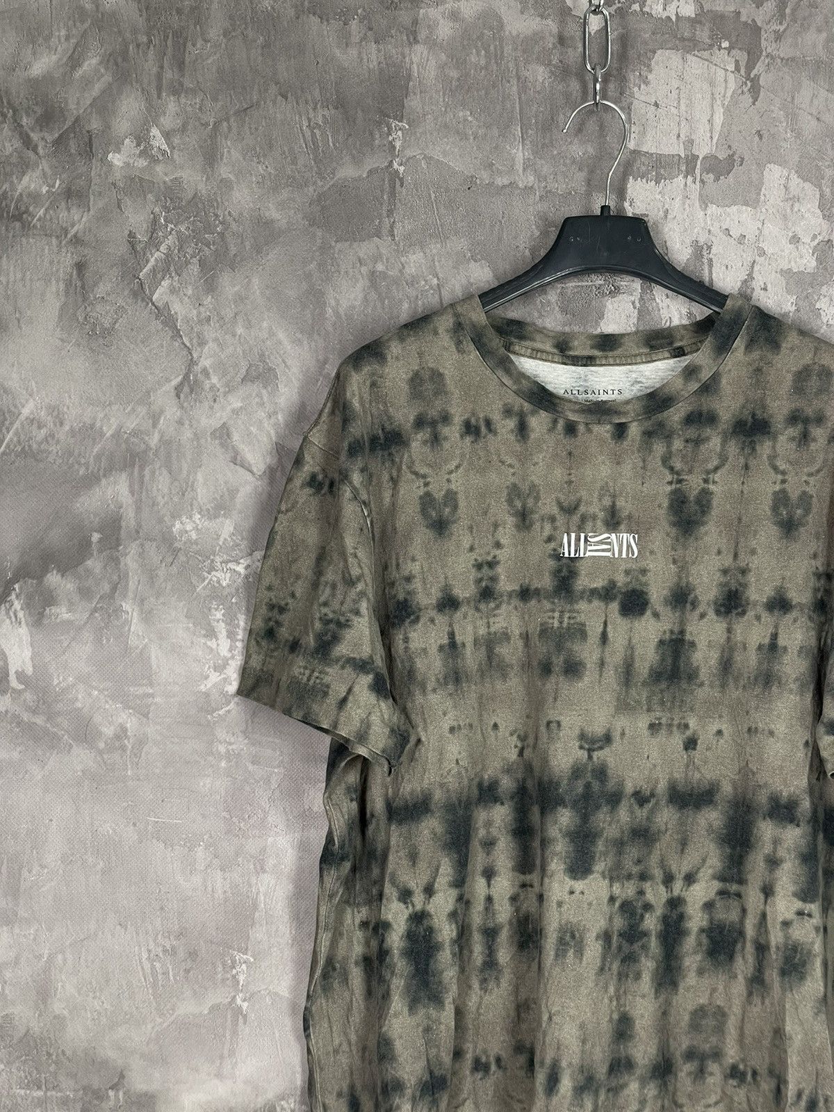 Allsaints × Japanese Brand Avant Garde Y2K Japanese Style Tie Dye T shirt Size US S / EU 44-46 / 1 - 3 Thumbnail