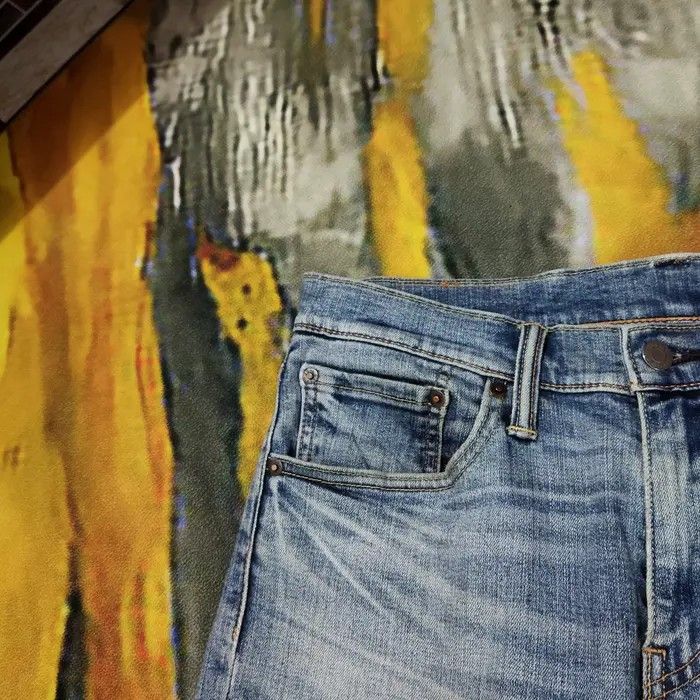 Levi's × Vintage VINTAGE LEVIS 511 DISTRESSED FADED BLUE JEANS PANTS Size US 32 / EU 48 - 4 Thumbnail