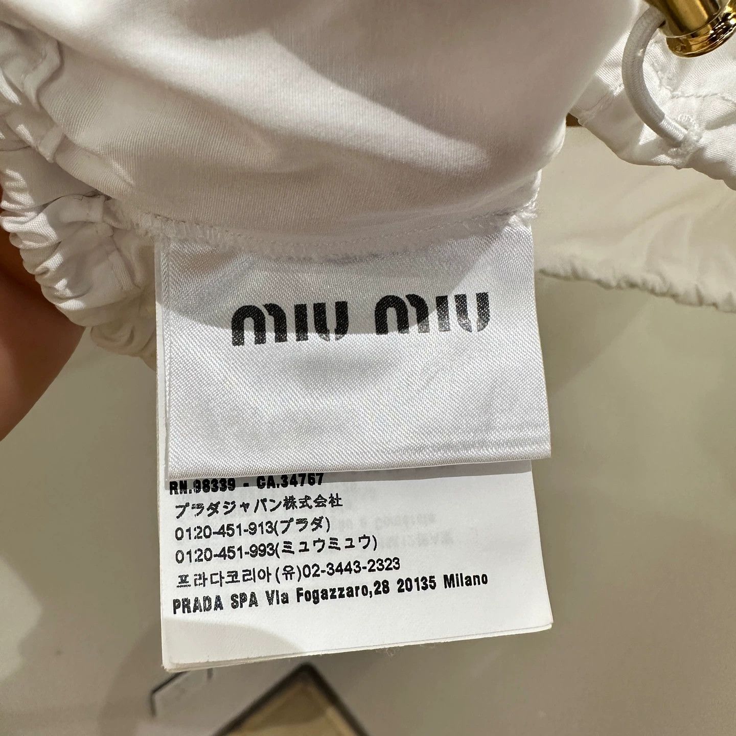 Miu Miu MIU MIU may717 Logo Sleeveless Zip Tank Top 36 Size XS / US 0-2 / IT 36-38 - 4 Thumbnail