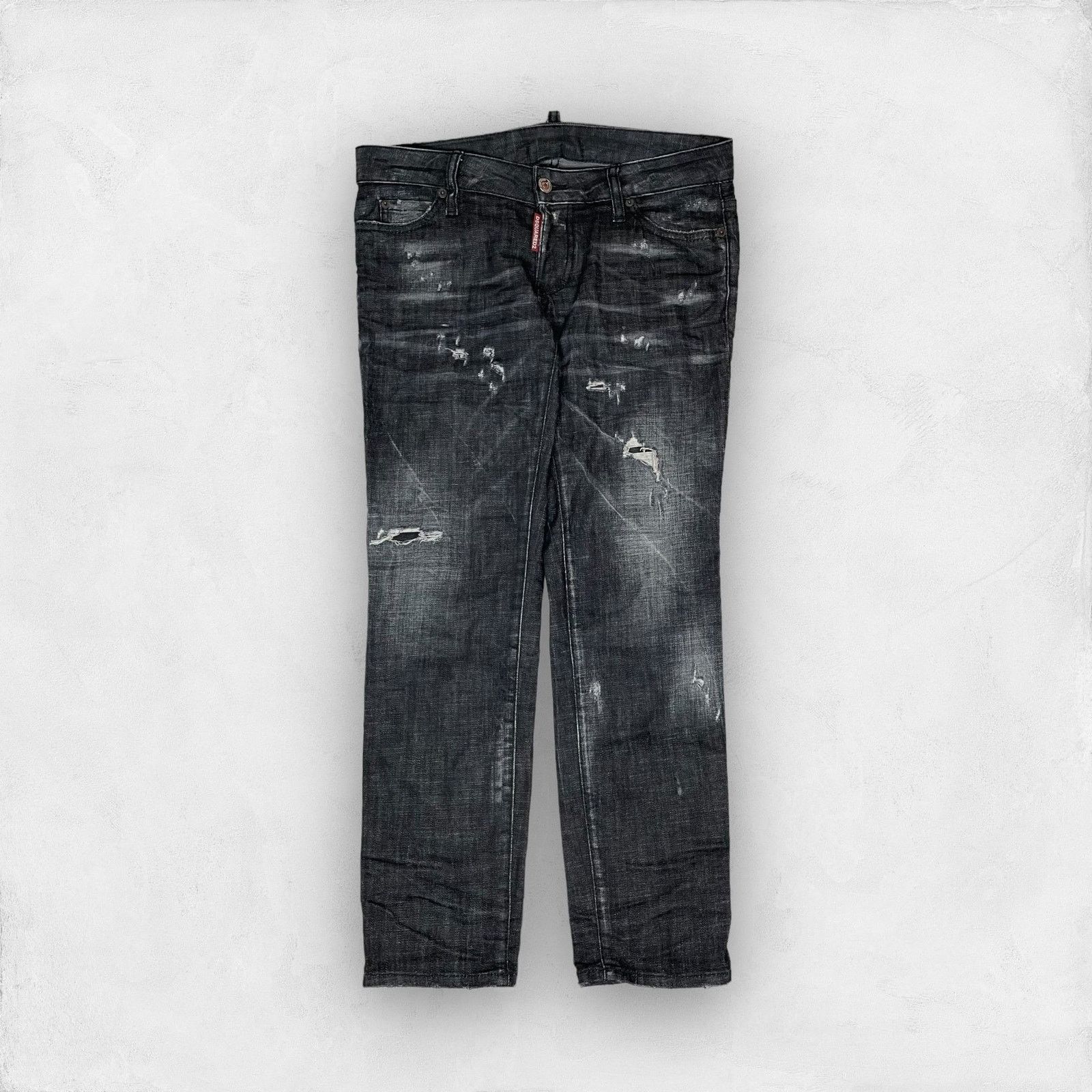 Dsquared2 × Streetwear Dsquared2 Womens Black Gray Cotton Jennifer 