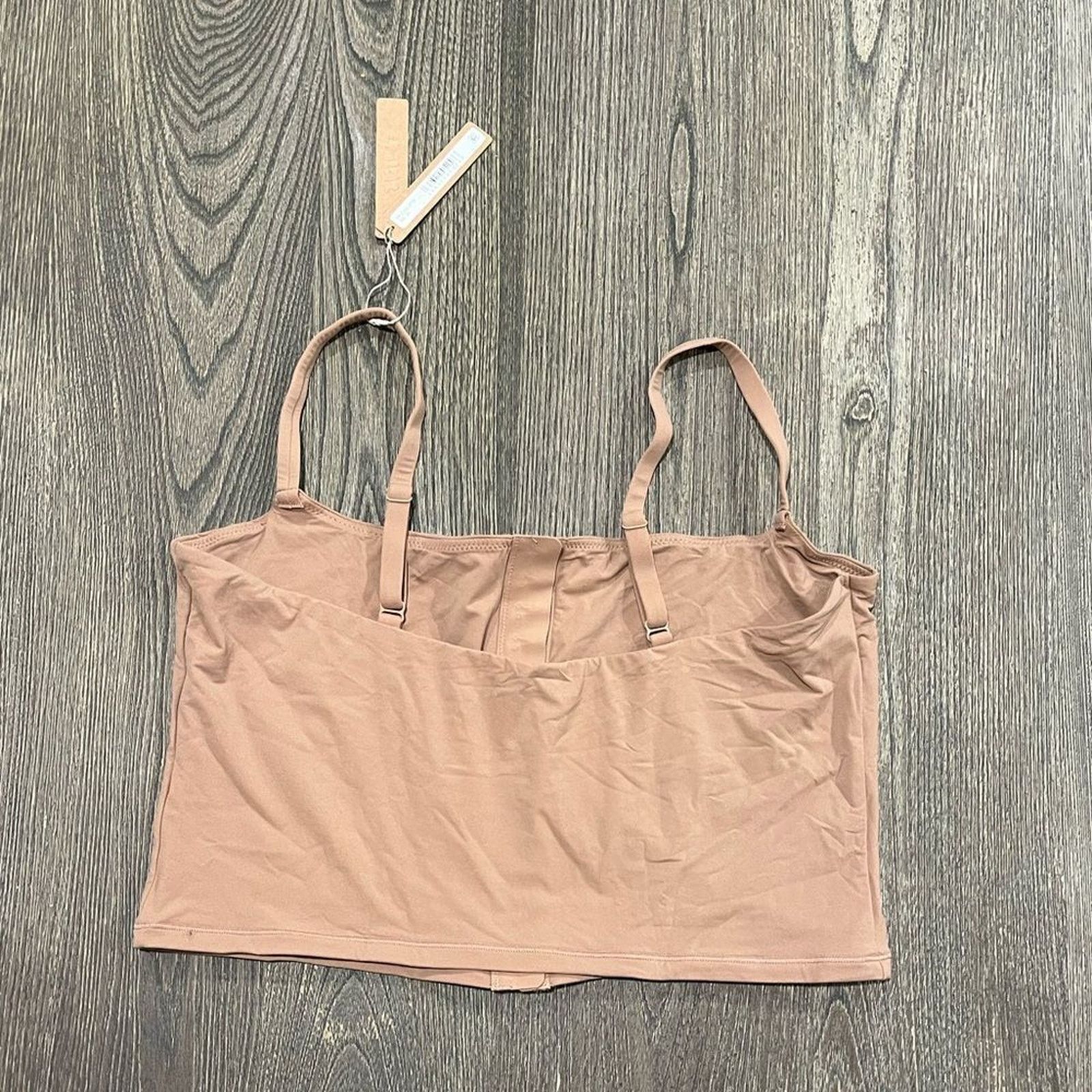 SKIMS NWT Skims Fits Everybody Adaptive Cami Crop Top Sienna 3X Size 3XL / US 20-22 - 2 Thumbnail