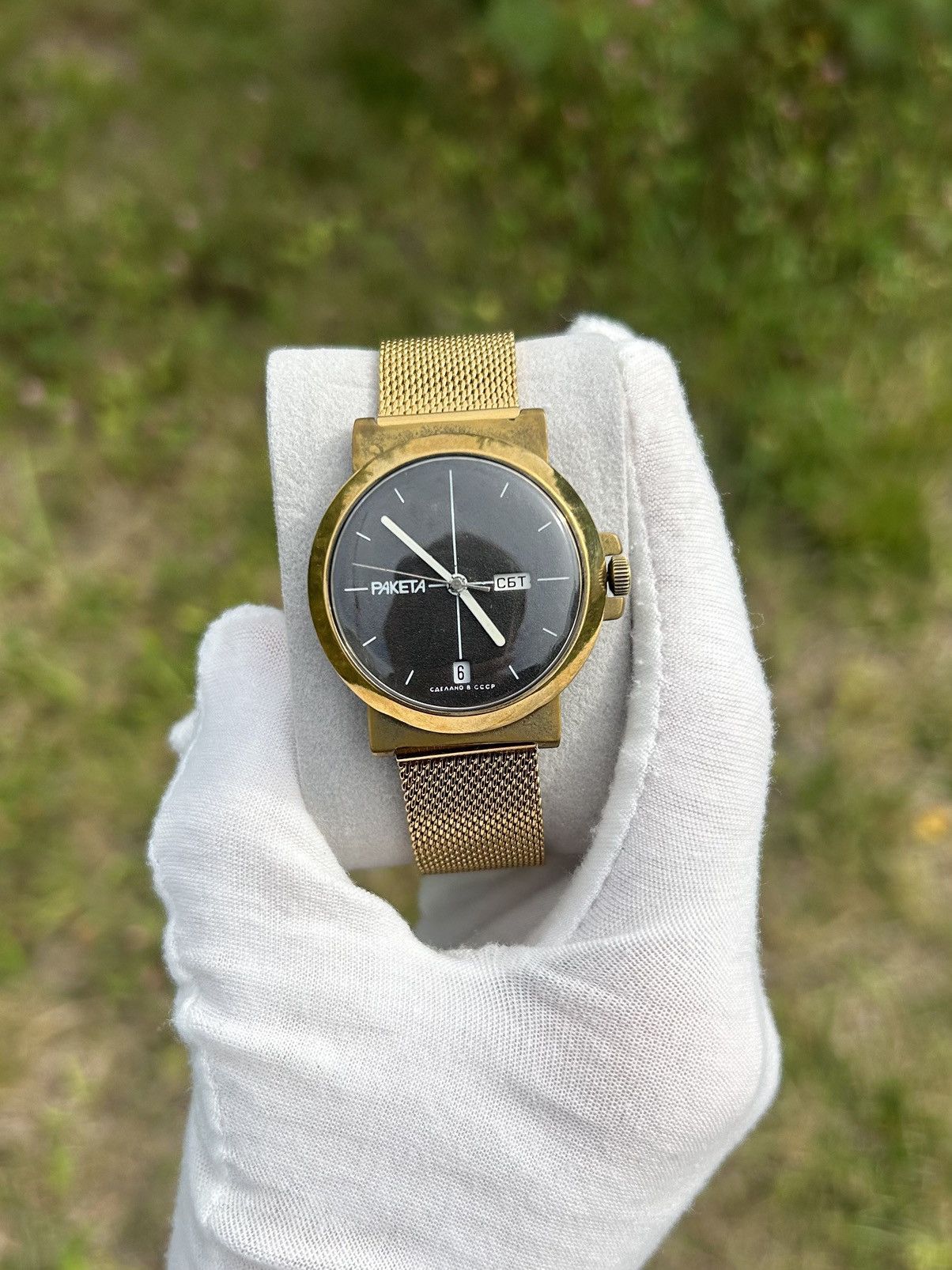 Fossil × Vintage Super Rare Fossil Big Tic BG-2151 Men's Watch