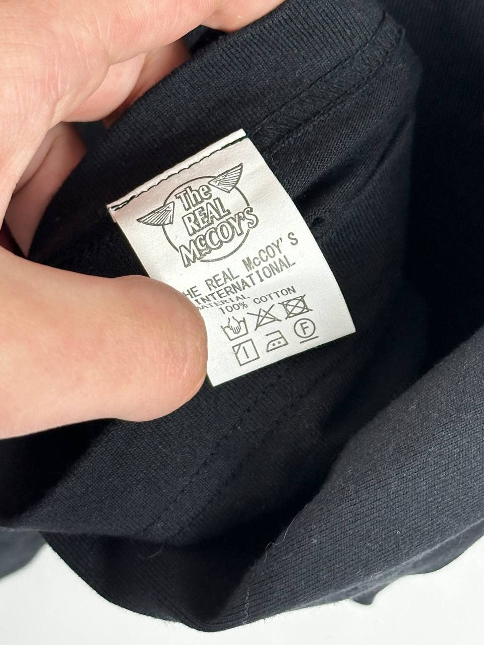 The Real McCoy's Real McCoys LS All Cotton Black Pocket T Shirt Size US L / EU 52-54 / 3 - 7 Thumbnail