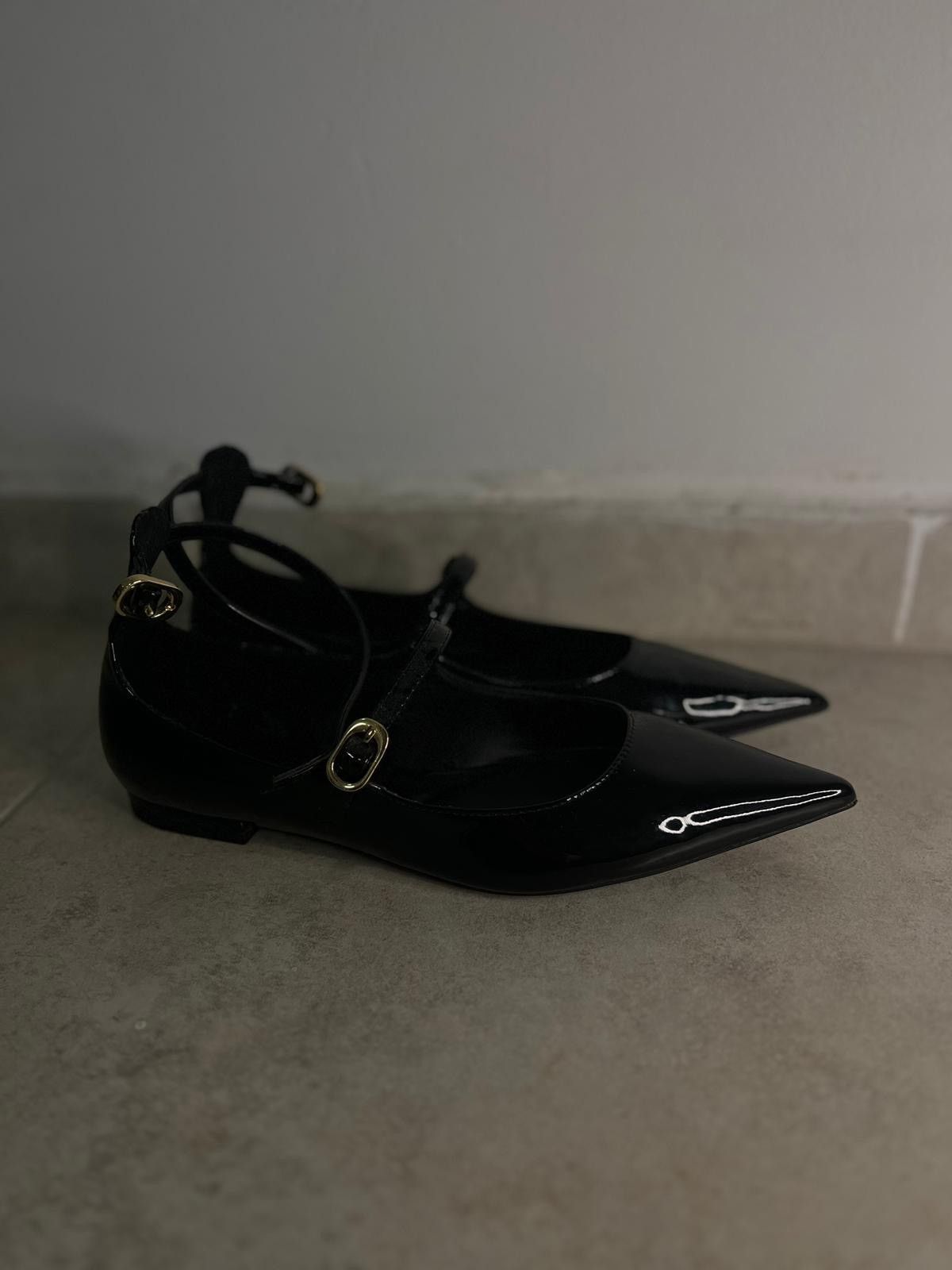 Japanese Brand × Zara Delicate Mary Jane shoes with a pointed toe Size US 8 / IT 38 - 2 Thumbnail