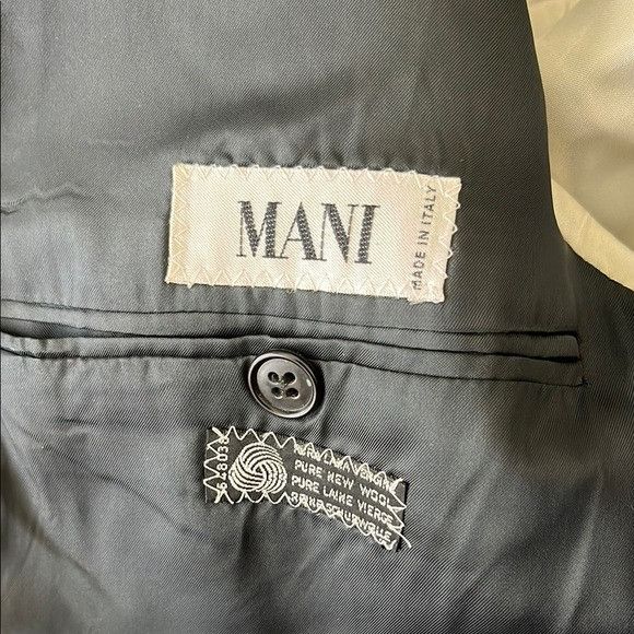 Giorgio Armani Mani by Griorgio Armani Tuxedo Dinner Jacket Coat Blazer Sa Size 42R - 8 Thumbnail
