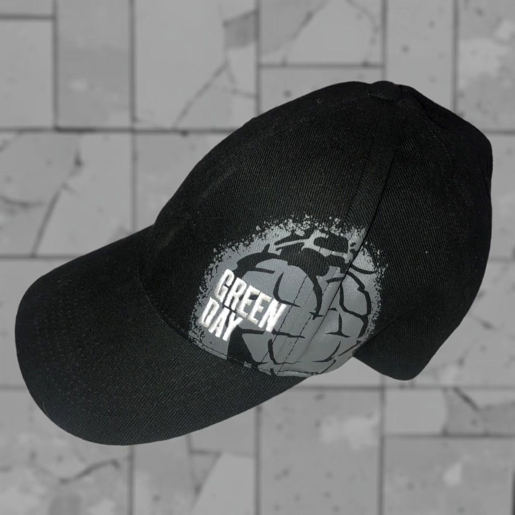 Vintage Green Day Baseball Cap Unisex Small Black Solid Hat Mens Womens New with Defects Size ONE SIZE - 1 Thumbnail