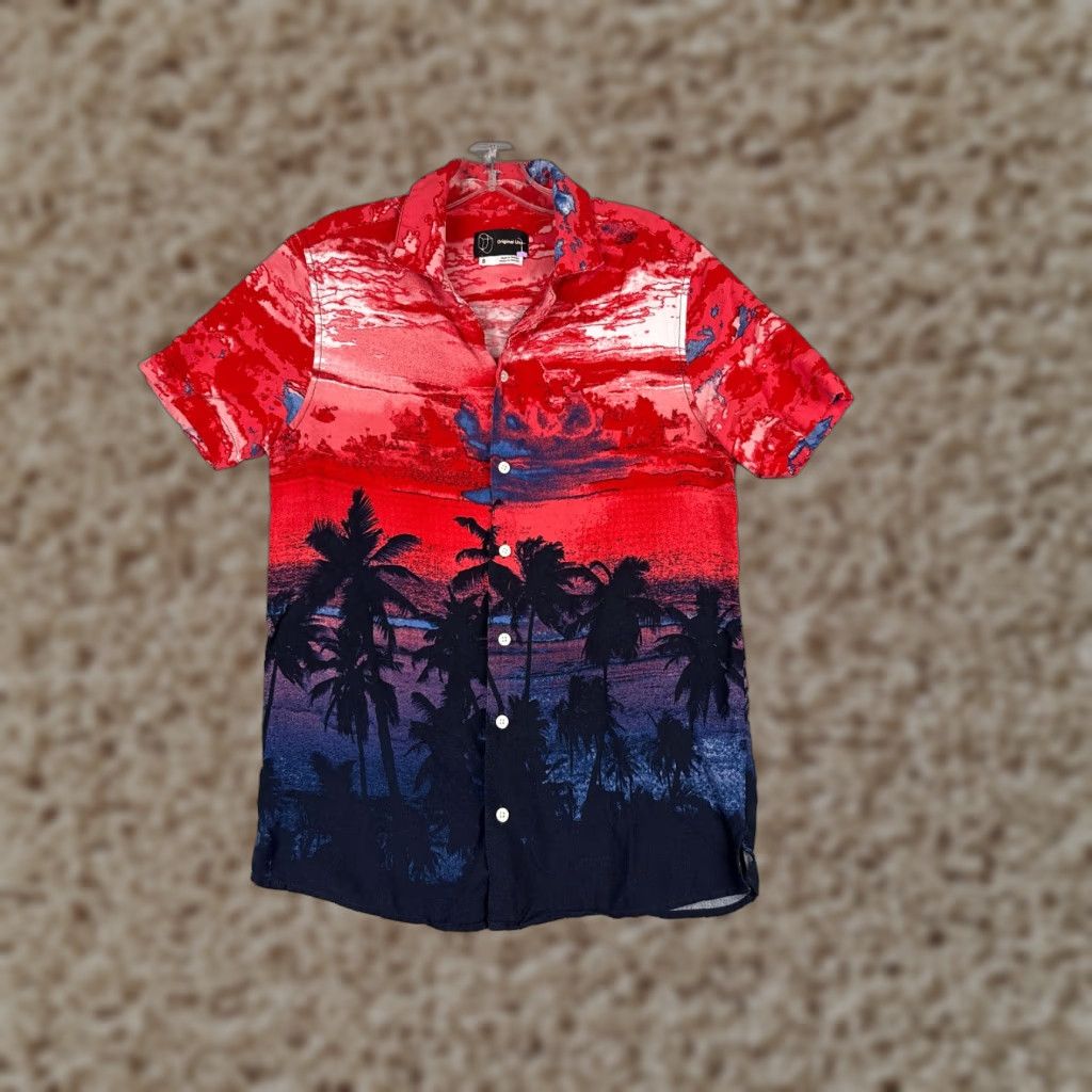 Vintage Original Use Shirt Men S Red Floral Hawaiian 100% Rayon Button-Up Short Sleeve Vintage: No, 100% Rayon? Size US S / EU 44-46 / 1 - 1 Thumbnail