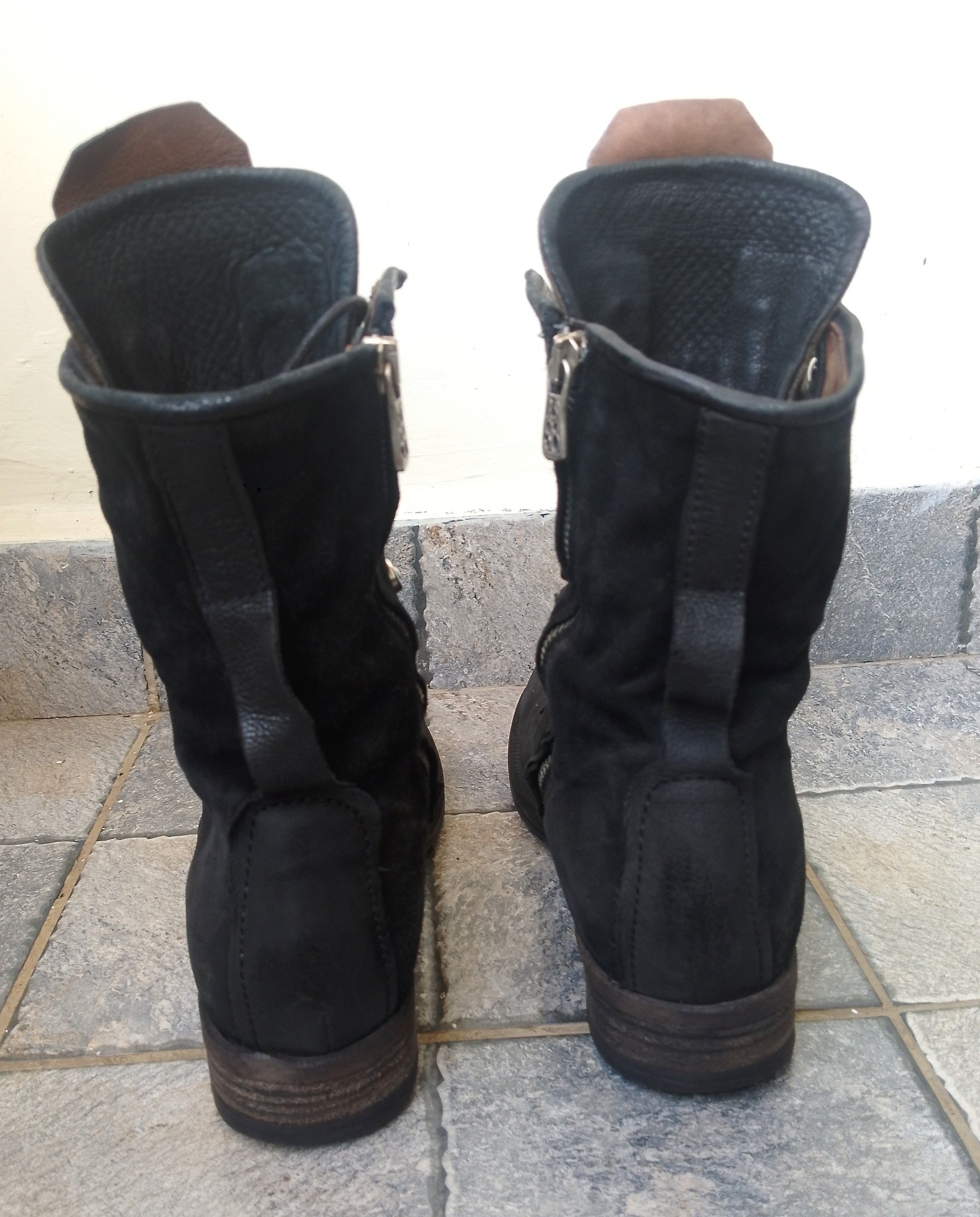 A.S.98 AS 98 black suede combat style boots Size US 8 / EU 41 - 4 Thumbnail