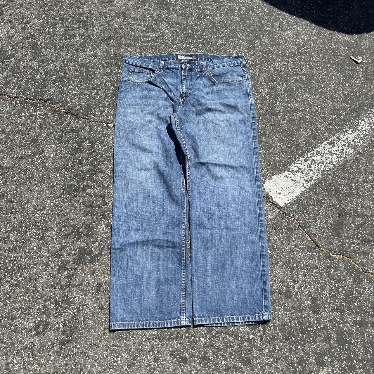 Old Navy × Vintage 38x30 Old Navy Baggy Straight Jeans Size US 38 / EU 54 - 1 Thumbnail