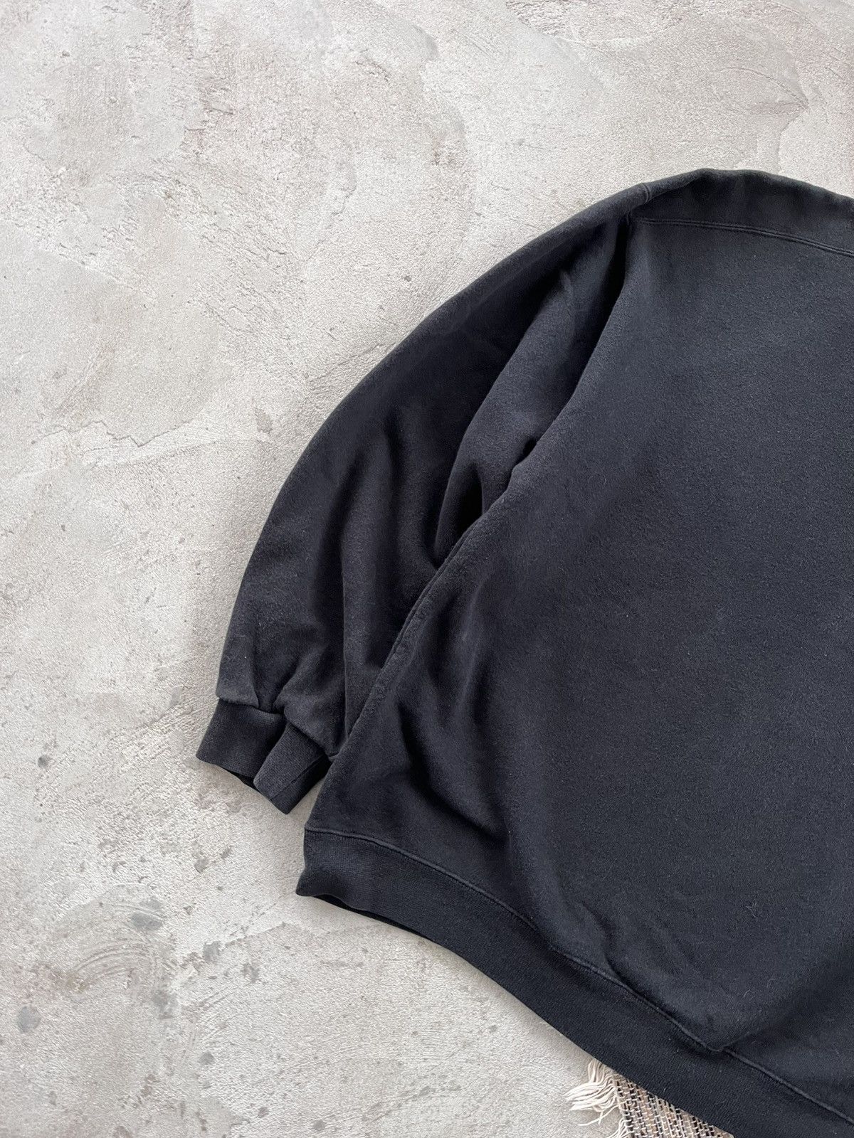 Nike 90s Vintage Nike Faded Black Boxy Fit sk8 blank Sweatshirt Size US L / EU 52-54 / 3 - 2 Thumbnail