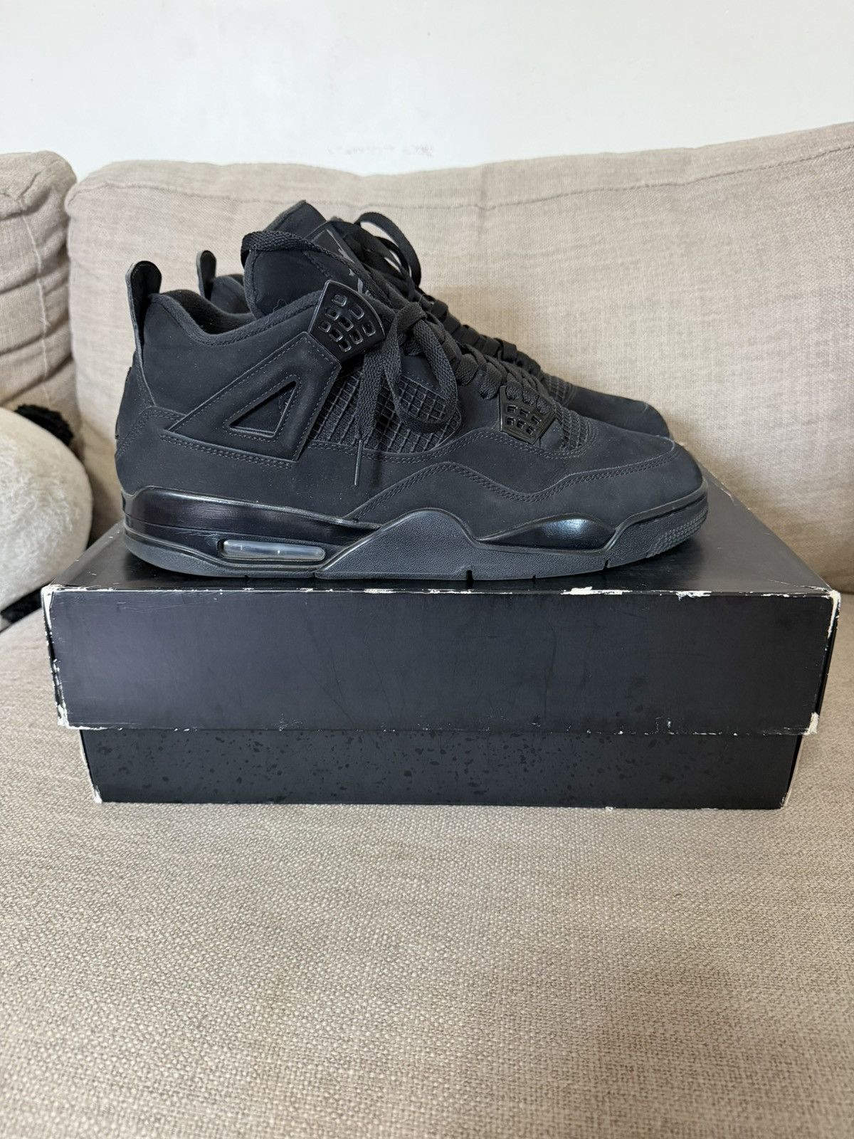 Jordan Brand Jordan 4 Black cat 2020 Size US 13 / EU 46 - 4 Thumbnail