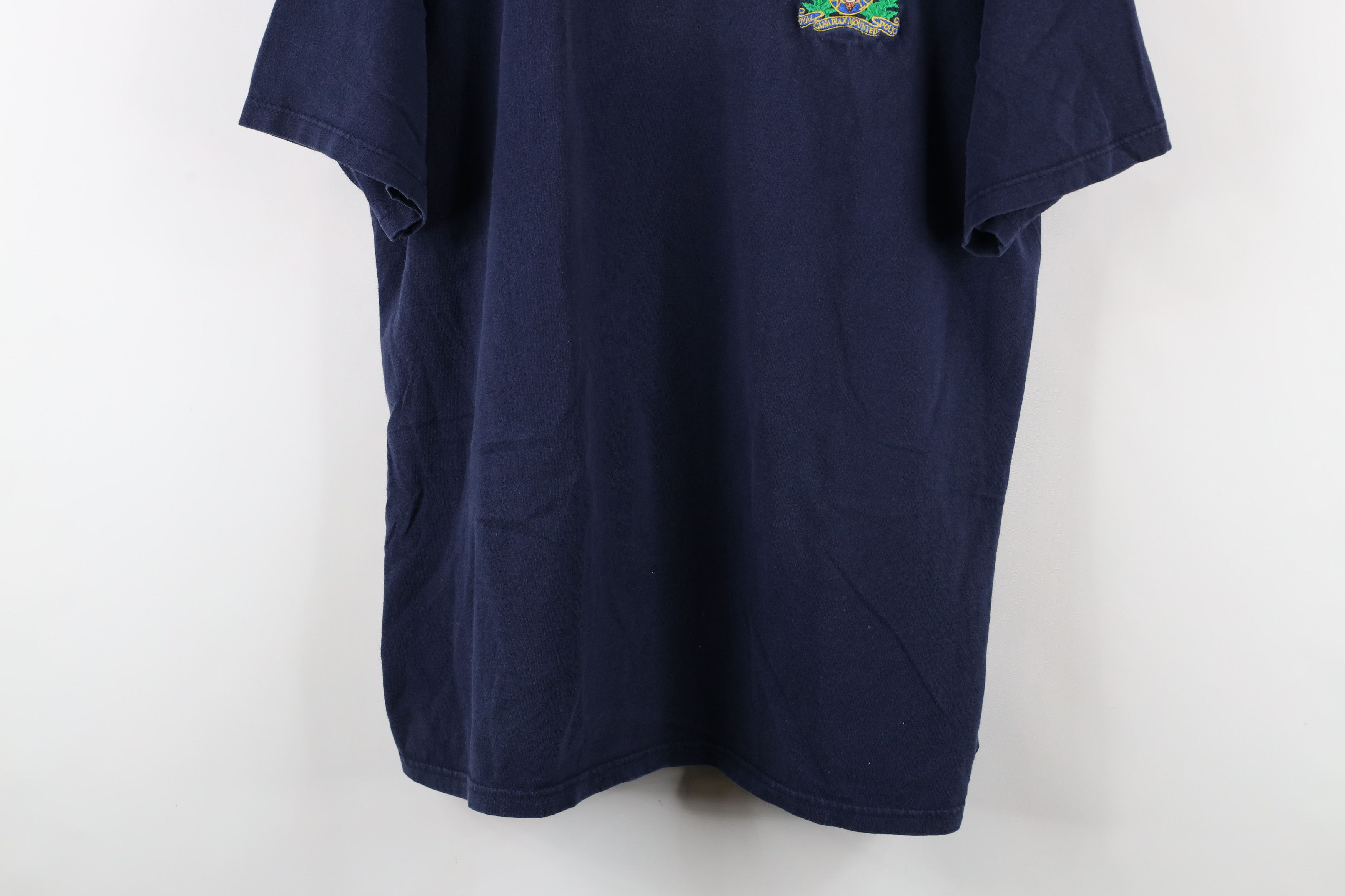 Vintage Vintage 90s Canadian Mounted Police Short Sleeve T-Shirt Size US XL / EU 56 / 4 - 3 Thumbnail