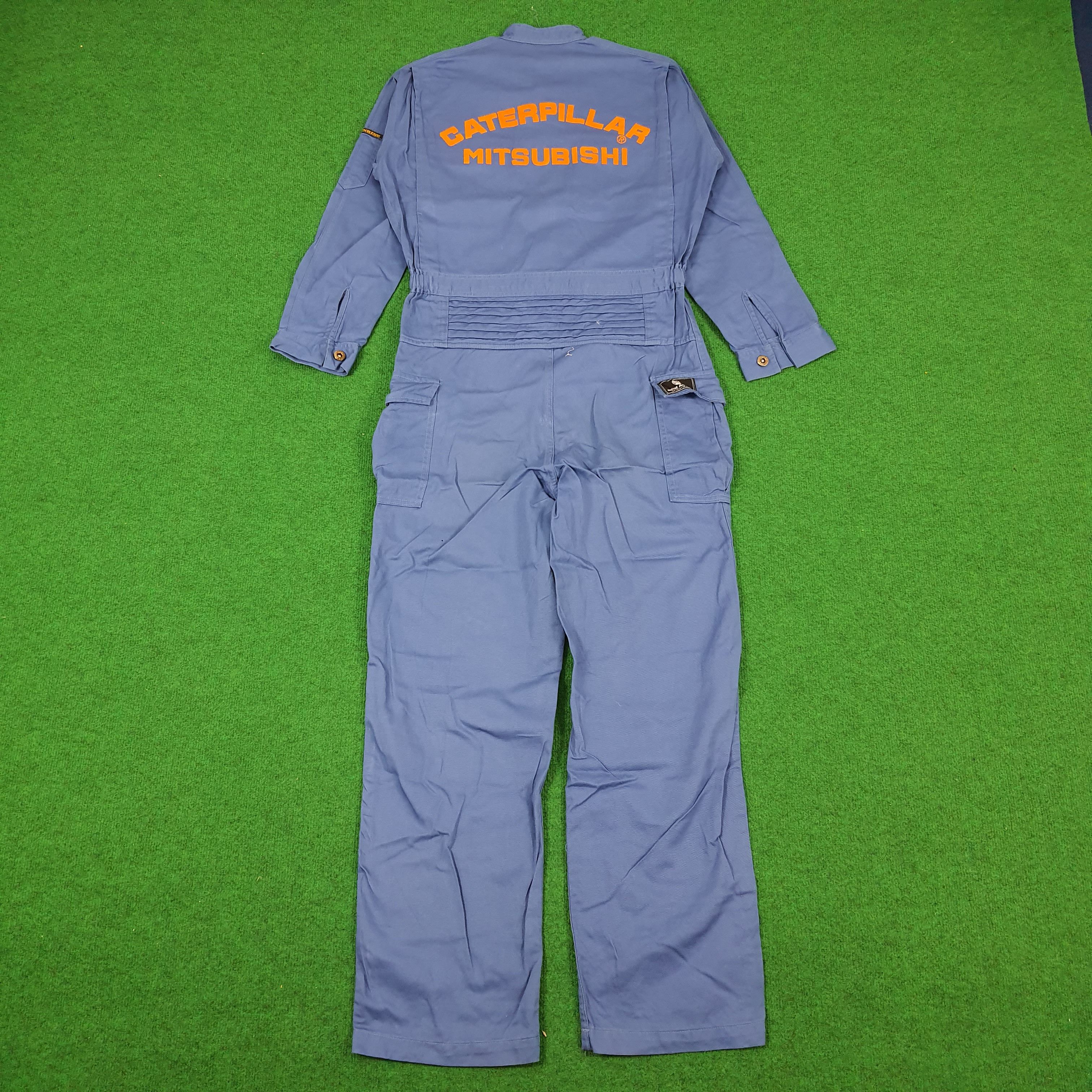 Japanese Brand × Vintage Vintage Caterpillar Mitsubishi Japan Motorsports Coverall Size US M / EU 48-50 / 2 - 1 Thumbnail