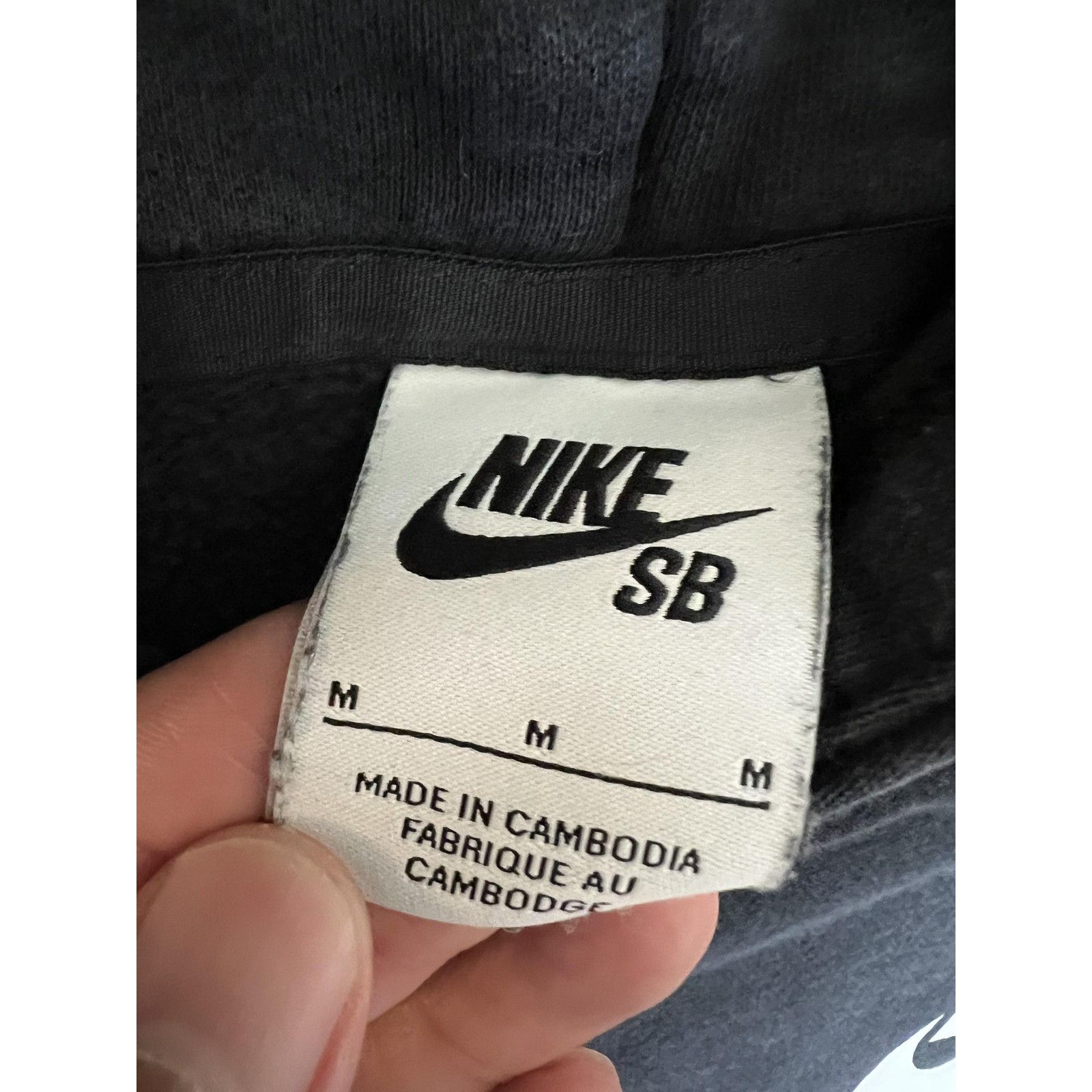 Nike Nike SB Hoodie Mens Medium Black Logo Graphic Pullover Skate Size US M / EU 48-50 / 2 - 3 Thumbnail