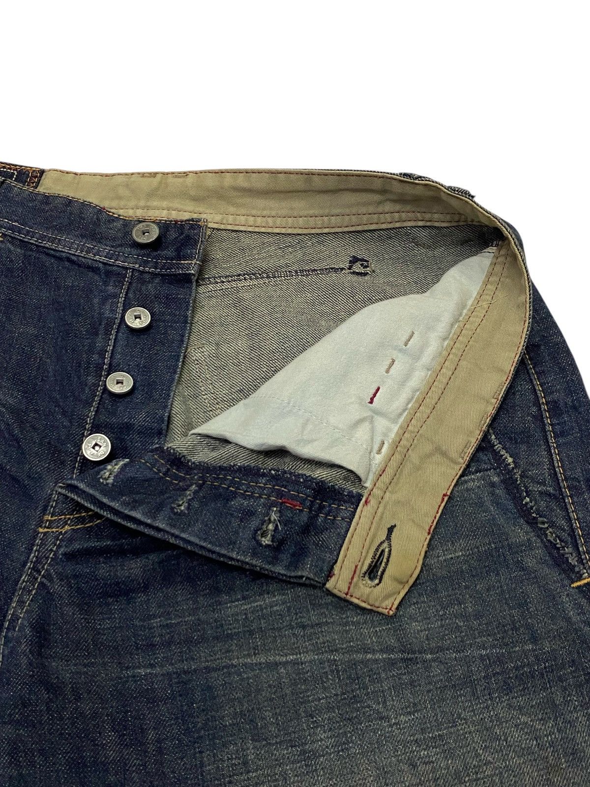 Marithe + Francois Girbaud Marithe Francois Girbaud Distressed Wide Leg Denim Pants Size US 36 / EU 52 - 9 Thumbnail