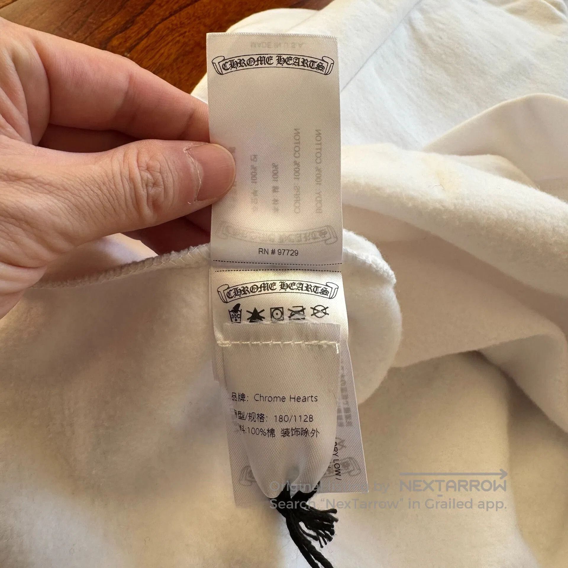 Chrome Hearts chrome hearts white graphic zip. Size US XL / EU 56 / 4 - 7 Thumbnail