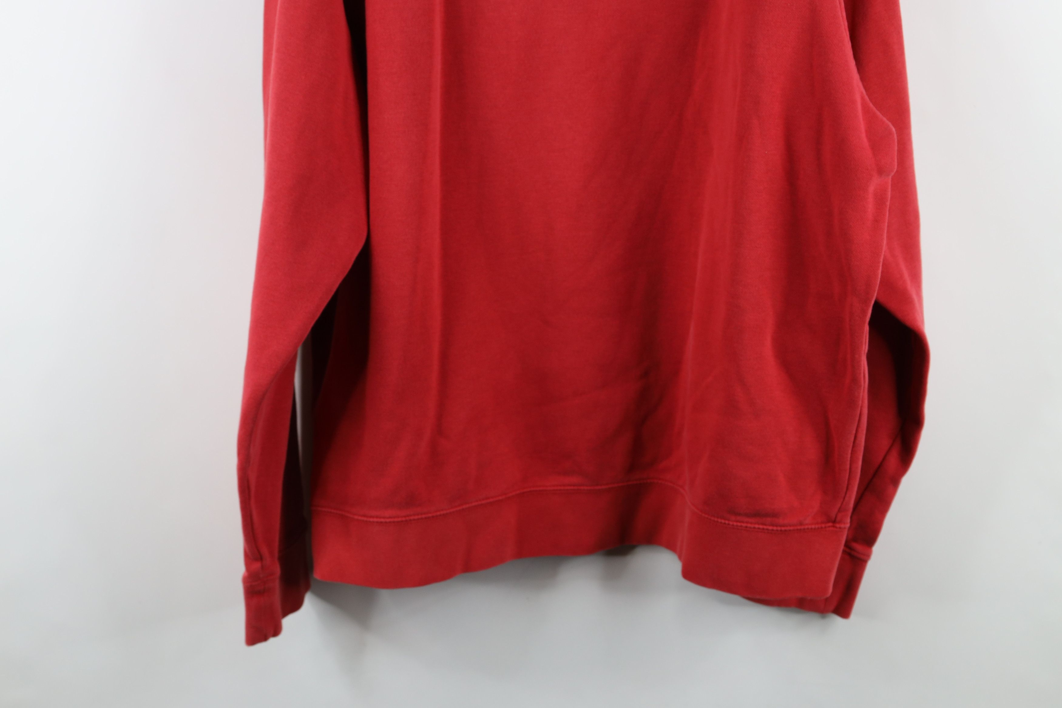 Nike × Vintage Vintage 90s Y2K Nike Monochrome Scott Mini Swoosh Sweatshirt Size US XL / EU 56 / 4 - 14 Thumbnail