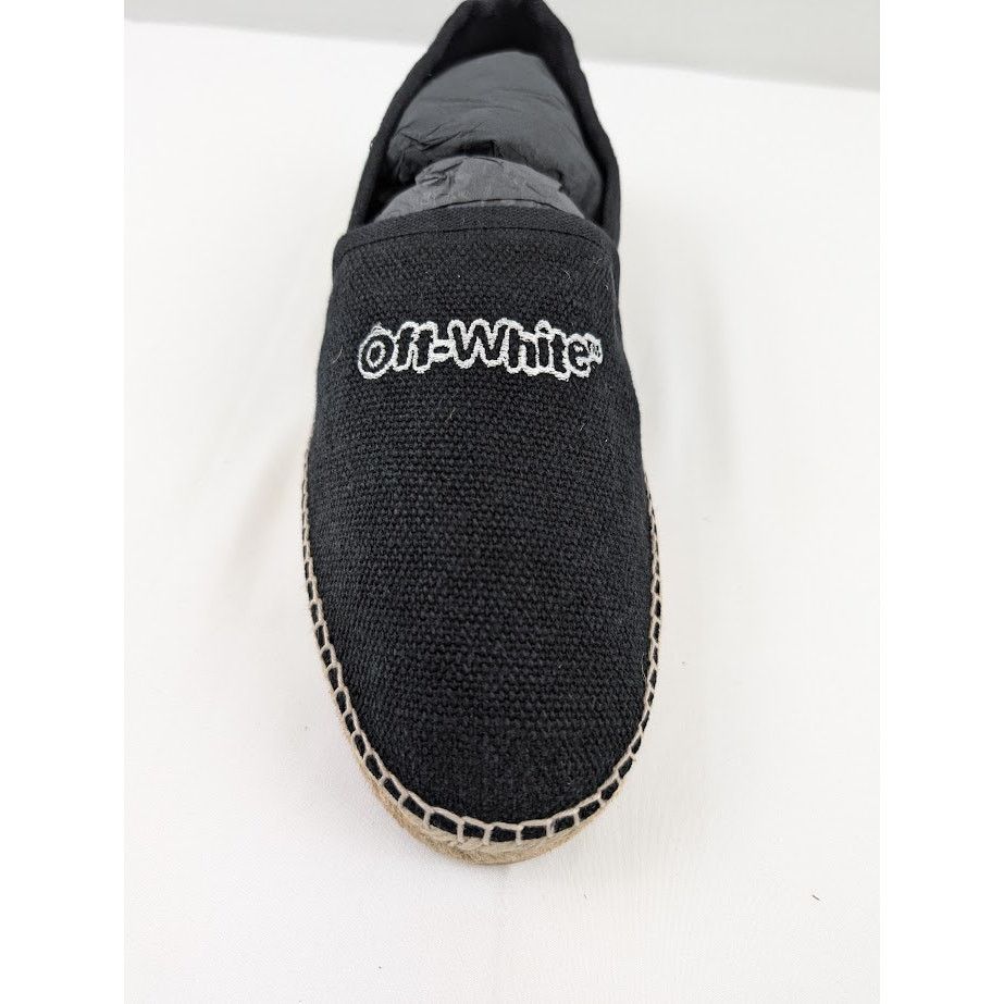 Off-White o1rshd1 Espadrilles Canvas in Black / White Size US 9 / EU 42 - 4 Thumbnail